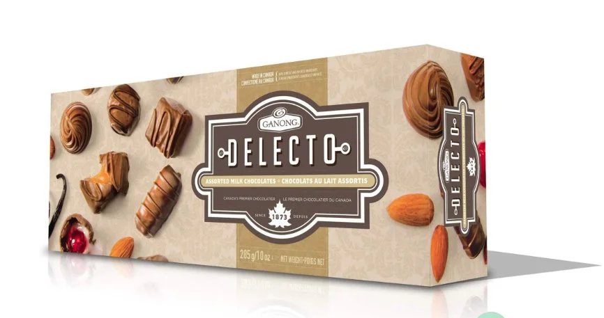 Ganong Chocolates and Rug Hooking. 