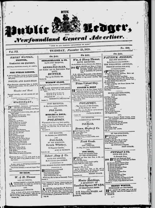 old newspaper wtih four columns