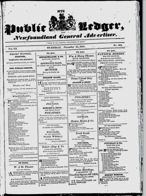 old newspaper with 4 columns
