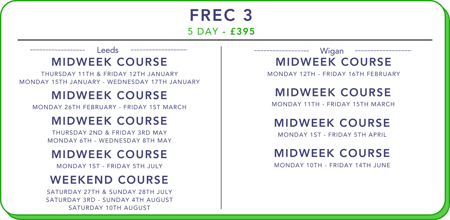 Course Dates — Castleford Training Solutions