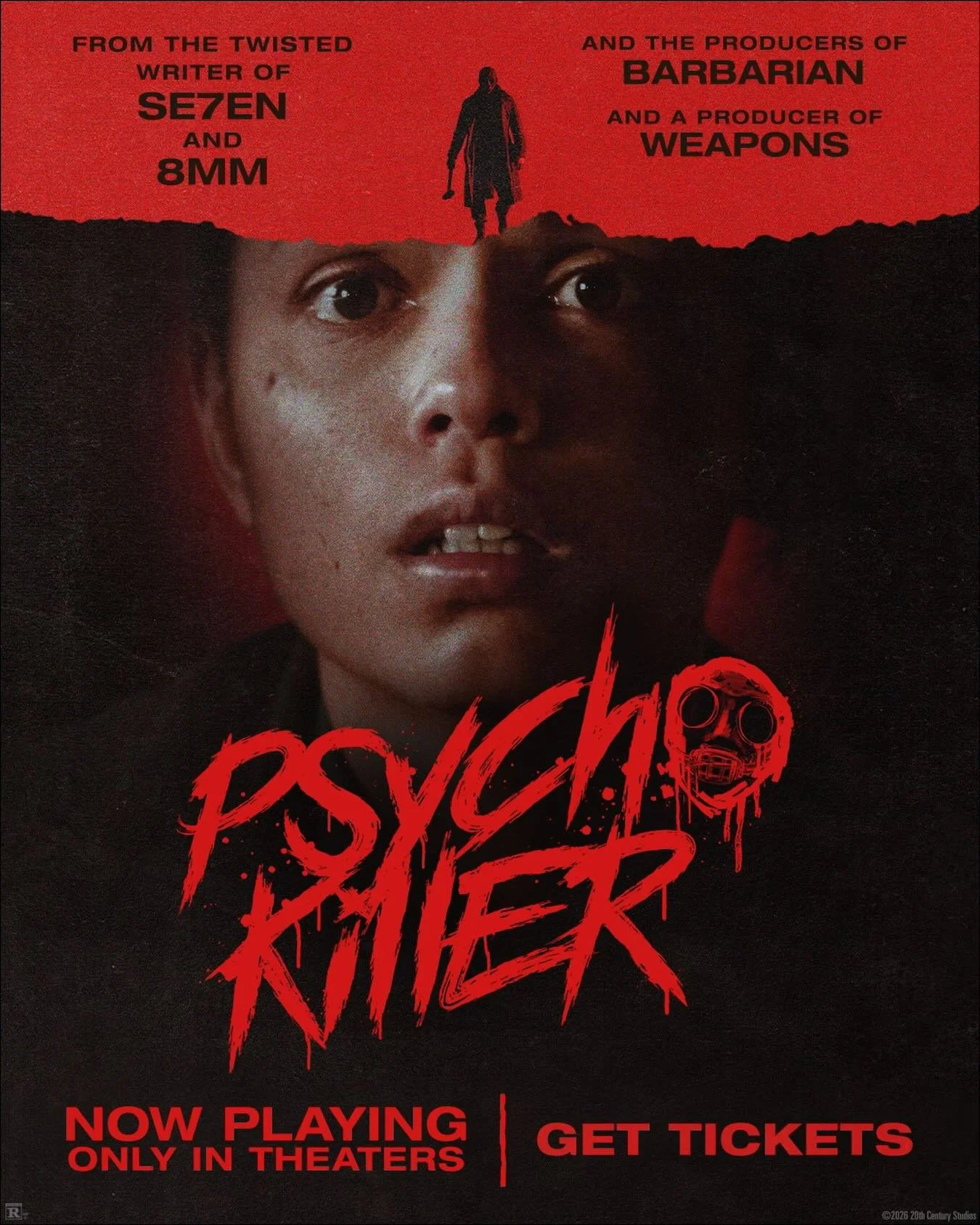Meet your new nightmare.
PSYCHO KILLER. 

Only in theaters now. 

Get tickets now at the link in bio.

#oakscentercinema #montcopa #horrormovie #psychokillermovie #phoenixvillepa