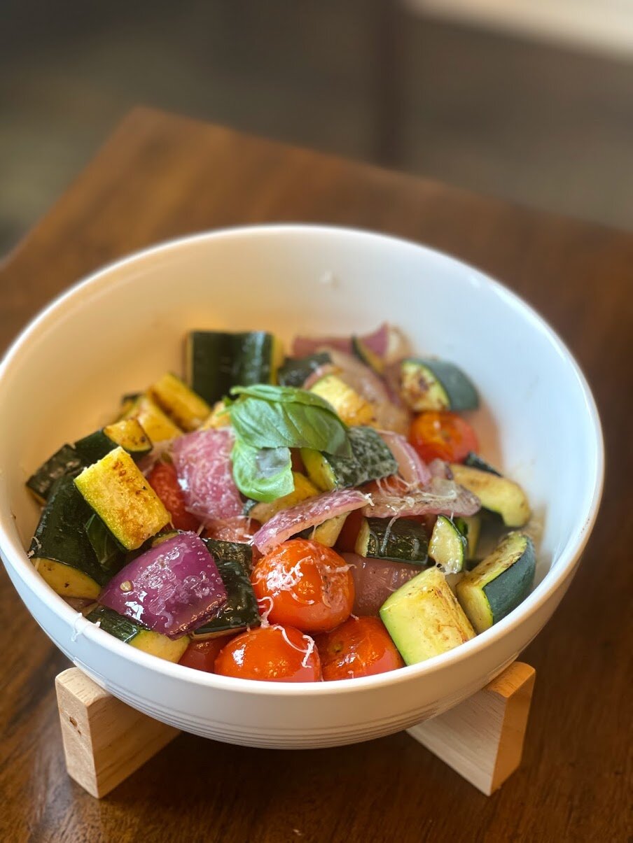 Summertime Sauté of Zucchini and Cherry Tomatoes