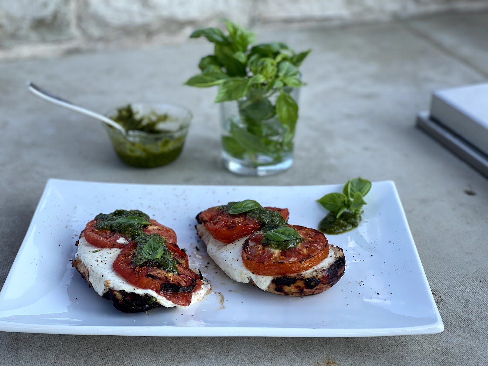 Grilled Chicken Caprese