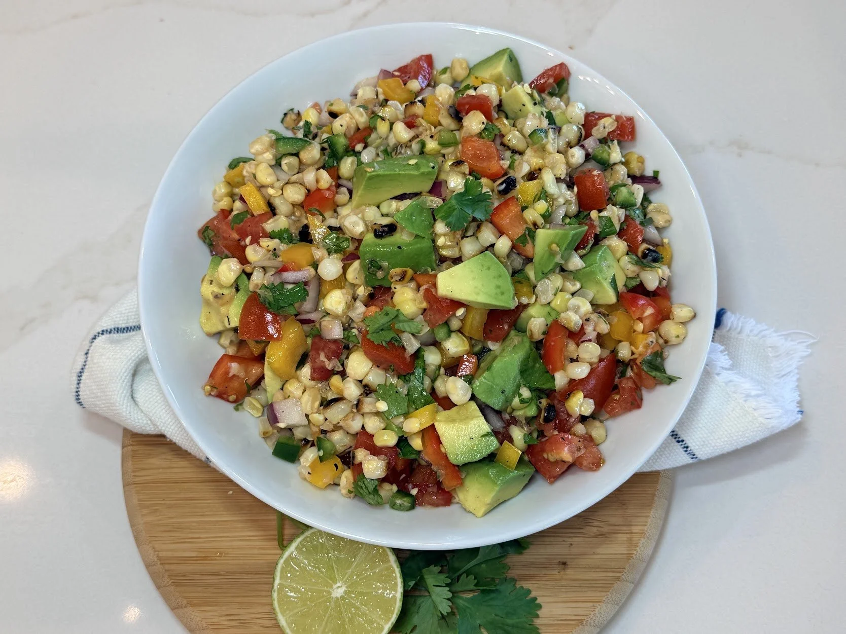 Grilled Summer Corn Salad