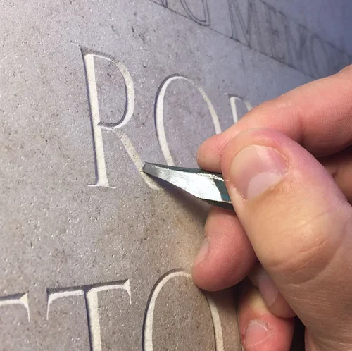 Bespoke handcarved memorials and cremation stones — Memorial Workshop