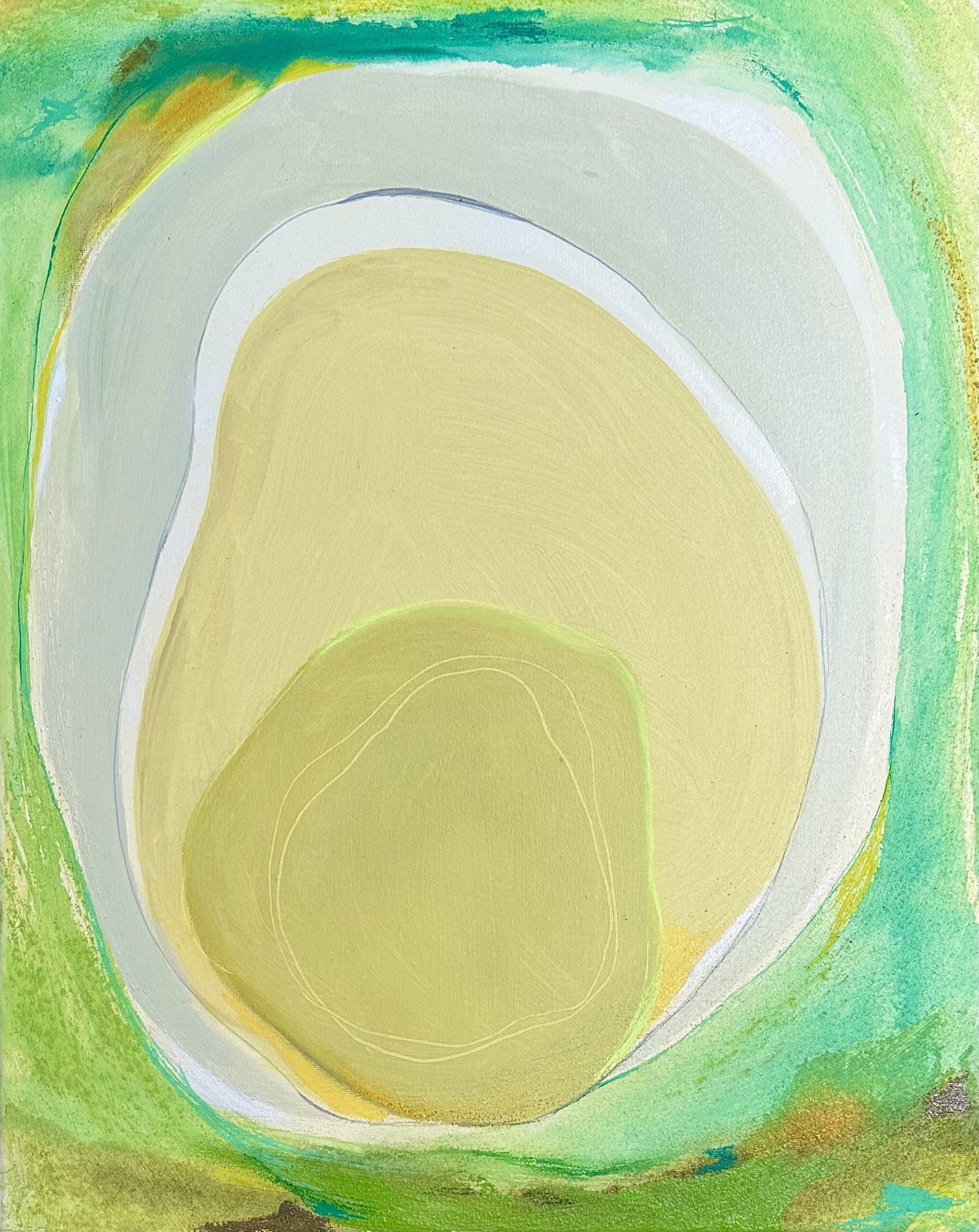 Garden Map #70 (20x16 mixed media on canvas)