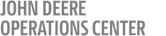 Logo of John Deere Operations Center with black and white text.