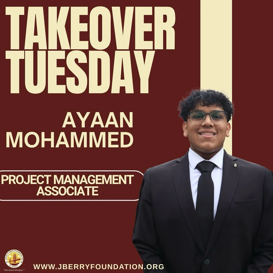 Takeover Tuesday is here, and we&rsquo;re excited to hand it over to one of our incredible interns&mdash;Ayaan Mohammed! 🌟

Ayaan is passionate about youth empowerment, community engagement, and learning through service. Today, he&rsquo;s sharing wh