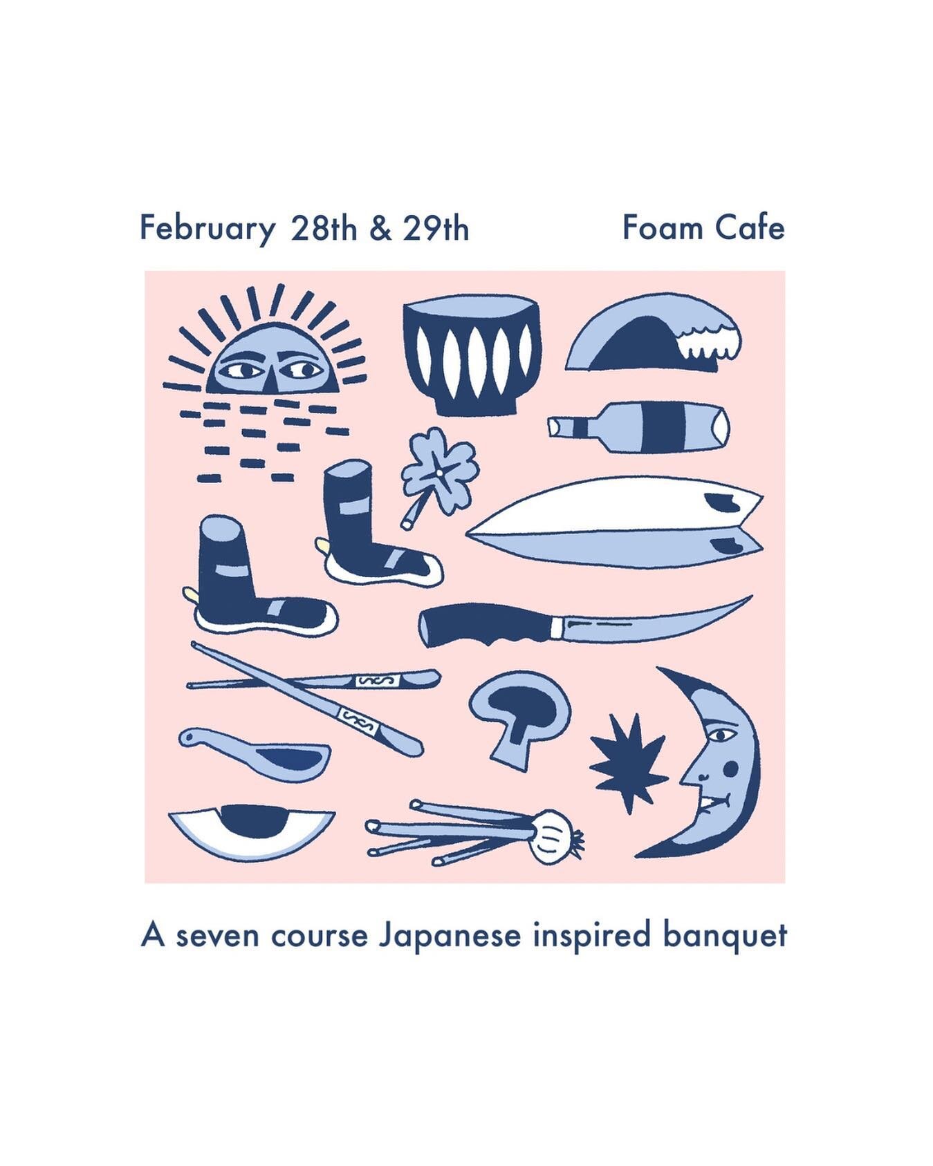 Oishī returns!
Join us for the spring edition of Oishī - a seven course Japanese inspired banquet by @julianfarmer. February 28th and 29th. Booking essential (link in bio). These tickets won&rsquo;t last long!  Wicked artwork by @maxwlyd 🇯🇵 #oishī 