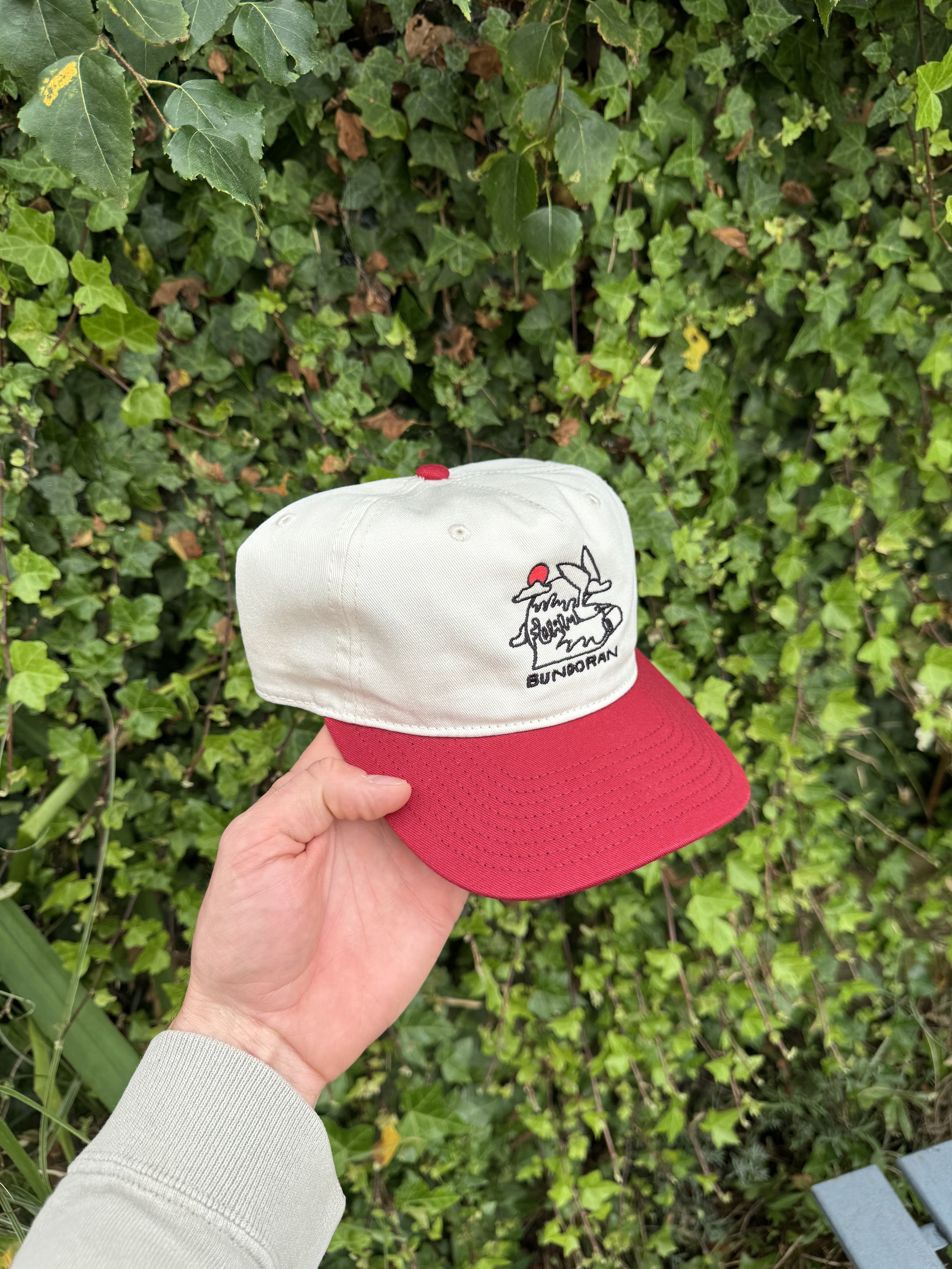 Flying Gull Two Tone Embroidered Cap