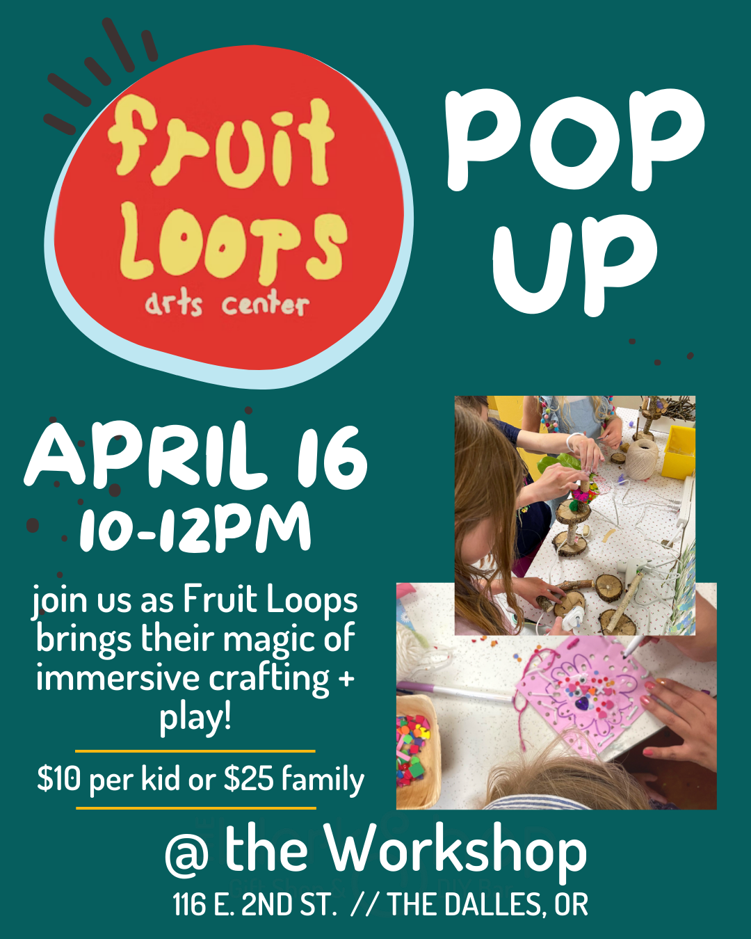 Fruit Loops Art Pop Up!