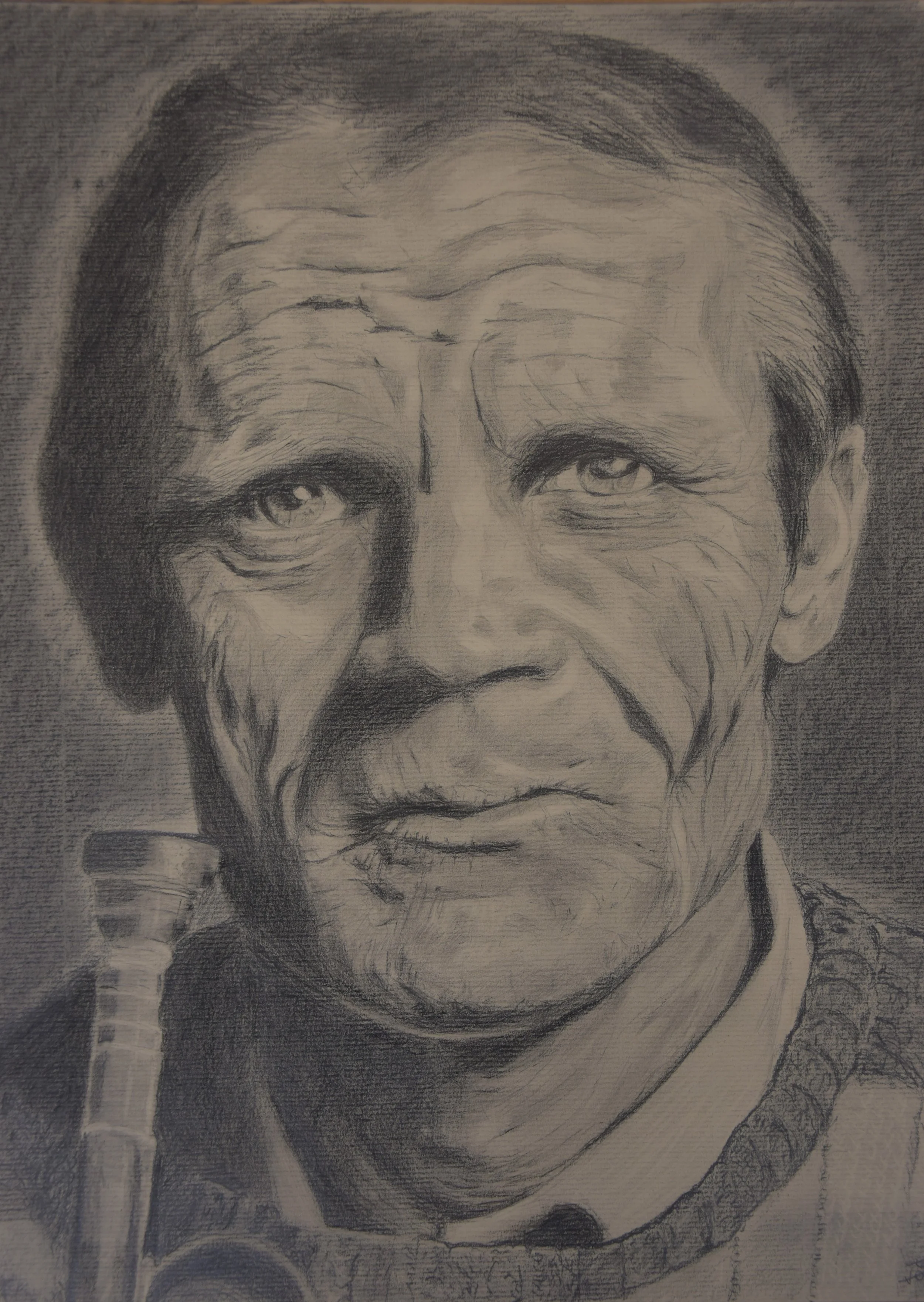 Chet Baker, 2026 (from the photo by Claridge). Graphite on paper-42 x 59.4 cm / 16.54 x 23.39 in.