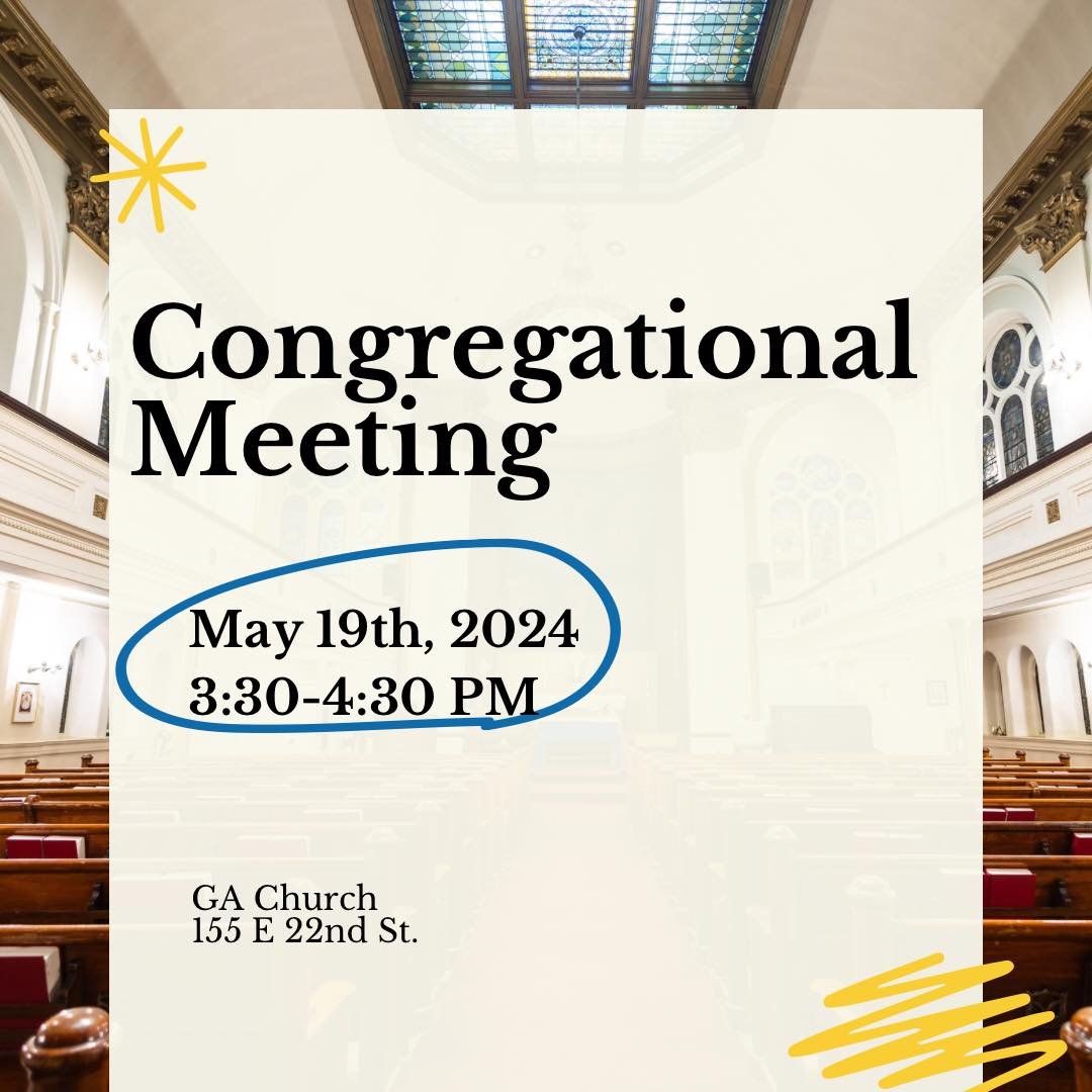 The Congregation Council is calling a Special Congregation Meeting for May 19th after the 2:30 p.m. worship service.  The only item on the agenda will be a vote to replace the five Challenger electrical boxes in the Parish House basement with non-Cha