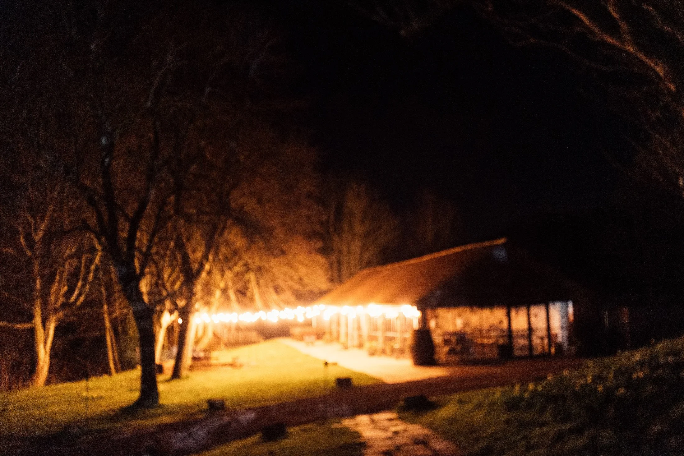 dewsall court wainhouse at night