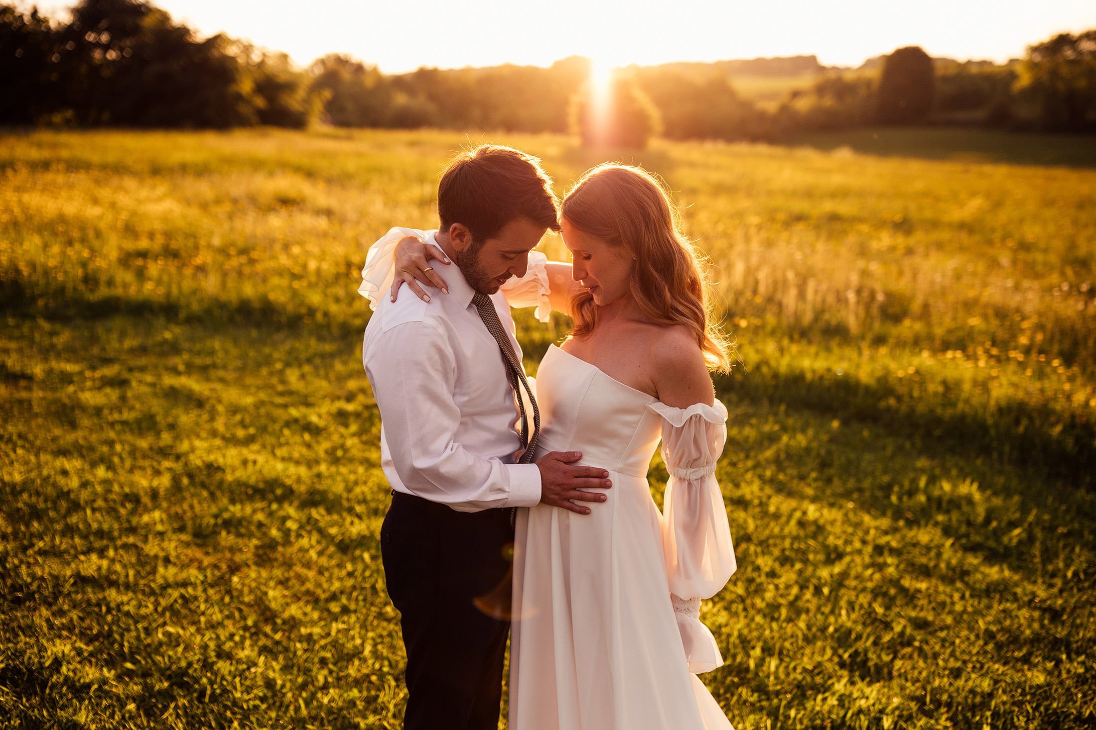 Calcot Manor sunset portrait