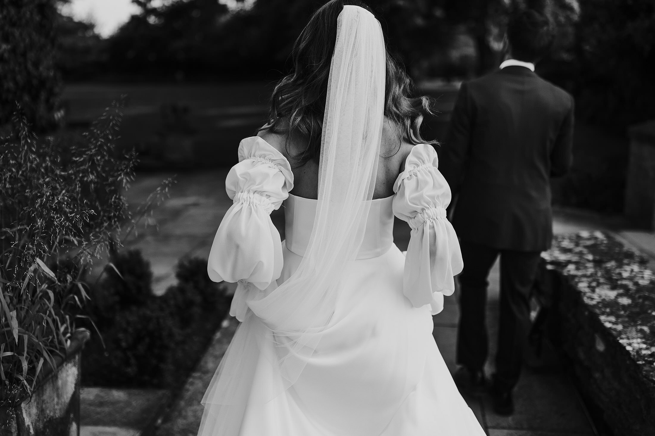 bride in Jessica Bennett bespoke dress