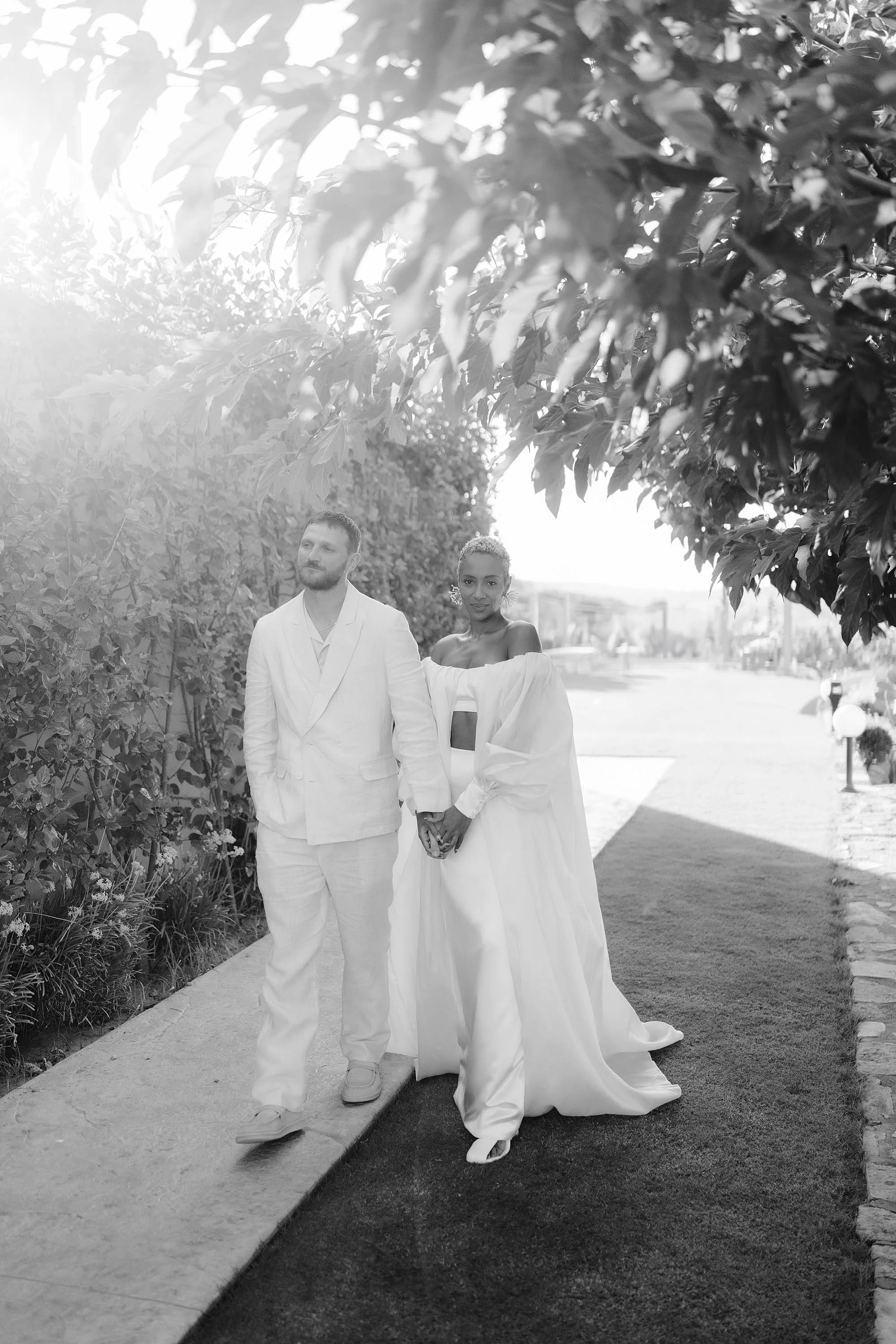couples portraits in greece destination wedding