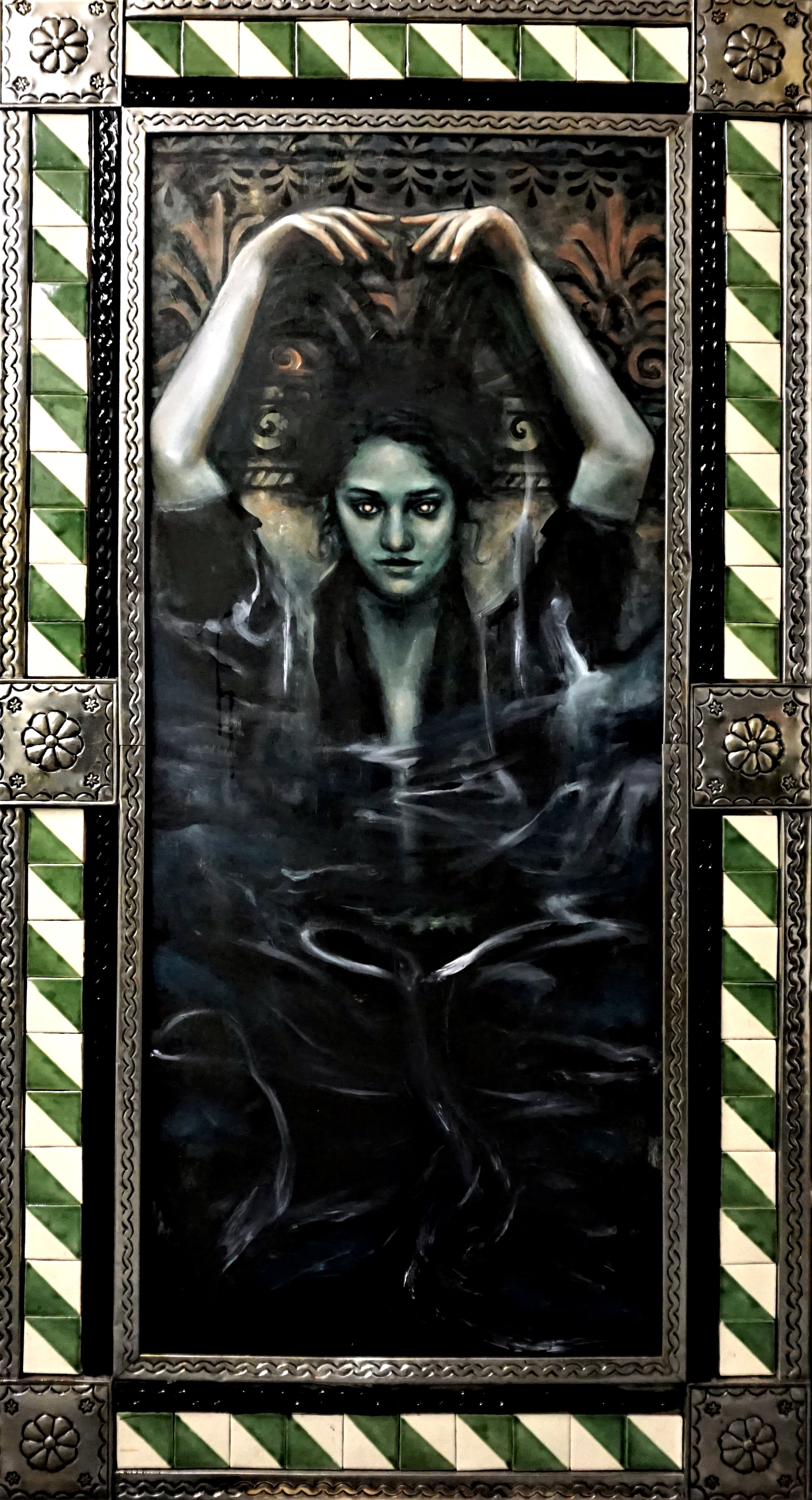 "Oracle Muse" Oil on Wood 36"x40"