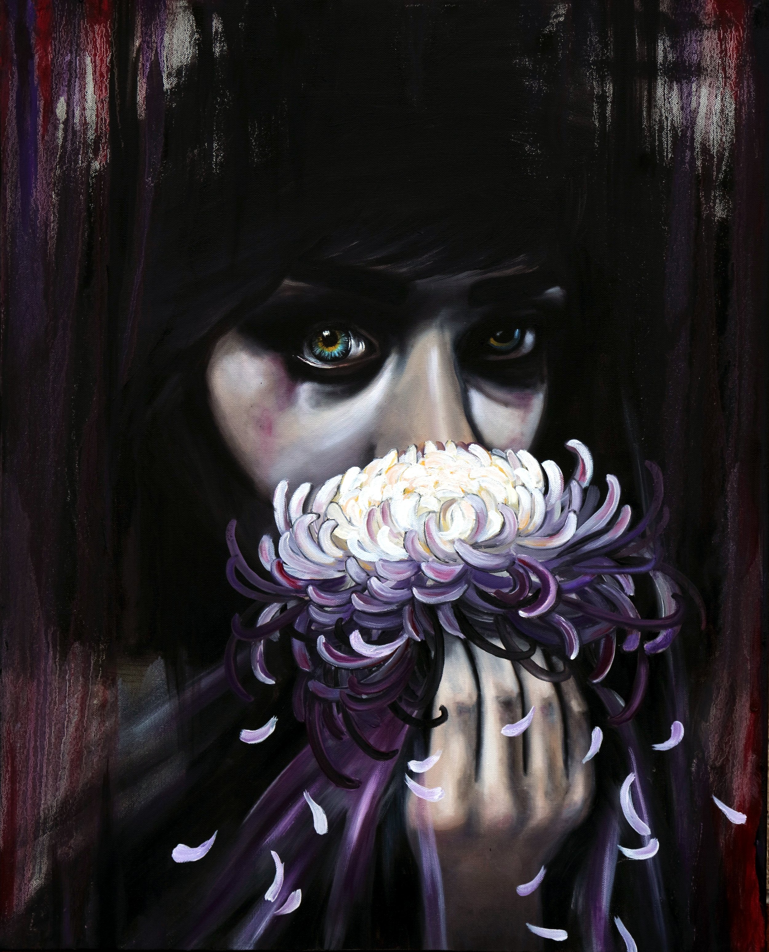 "Odor of Crysanthemums" Oil on canvas 24"x36"