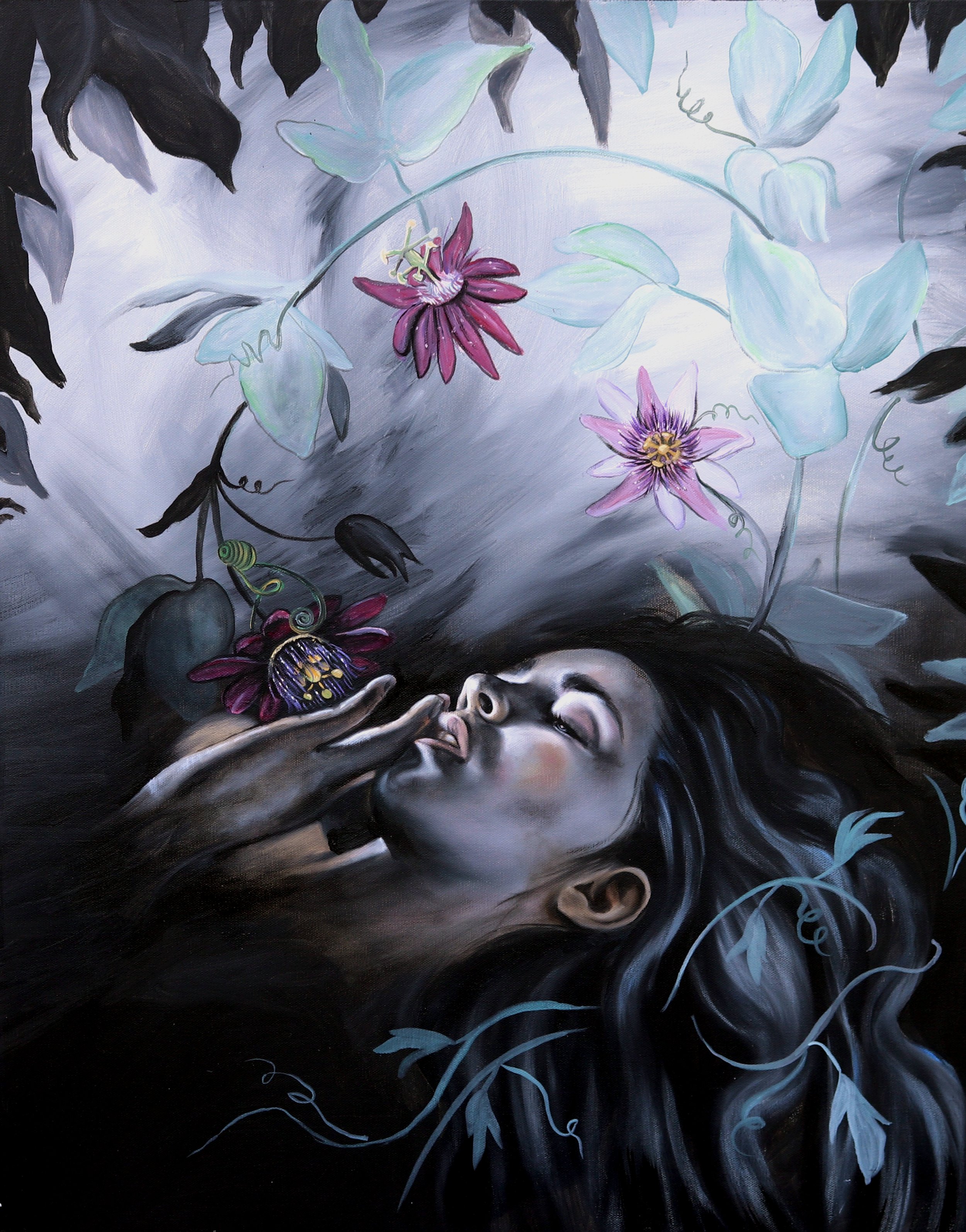 "Be Still" Oil on canvas 24"x36"