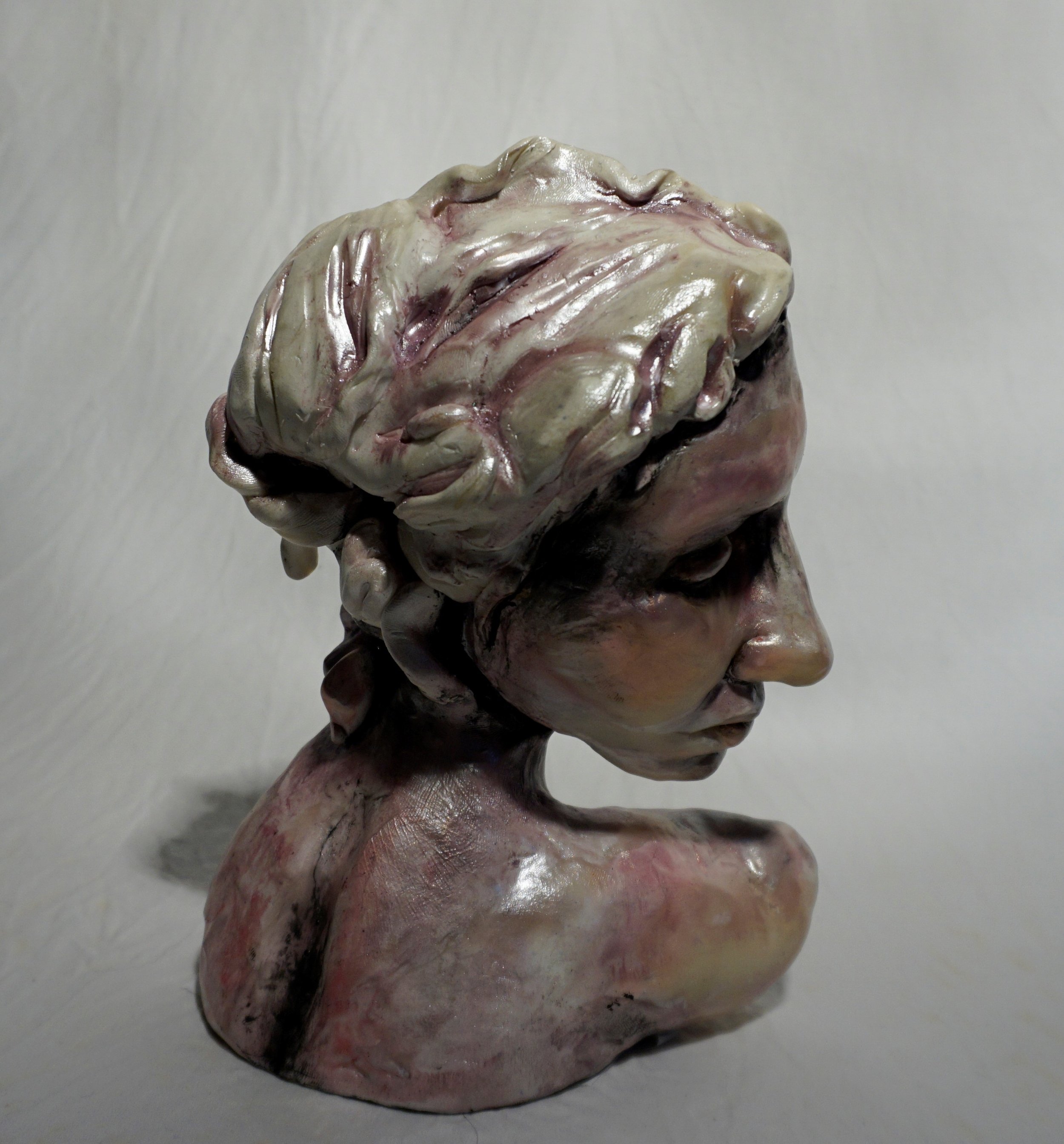 "Wild Cognition" Polyclay sculpture 7"x10"