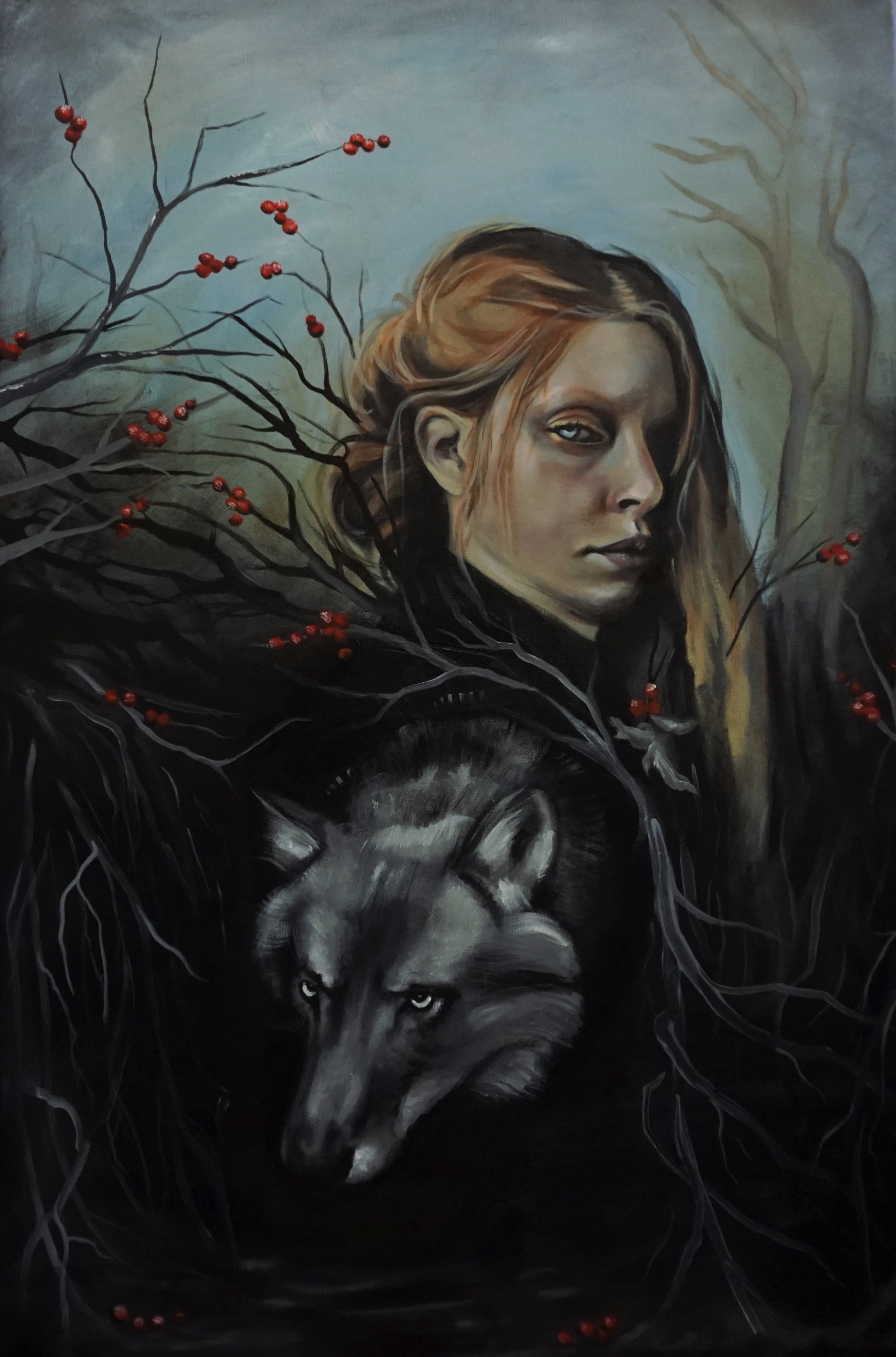 "Dwelling" Oil on canvas 24"x36"