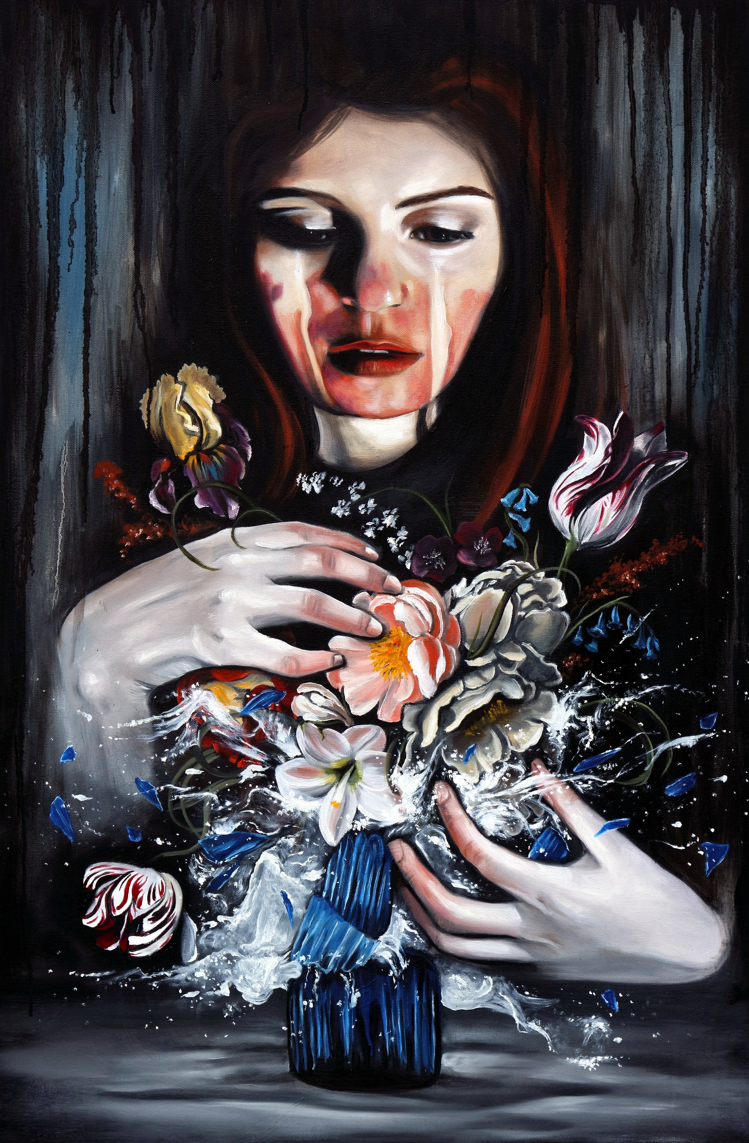 "In Pieces" Oil on Canvas 36"x40"