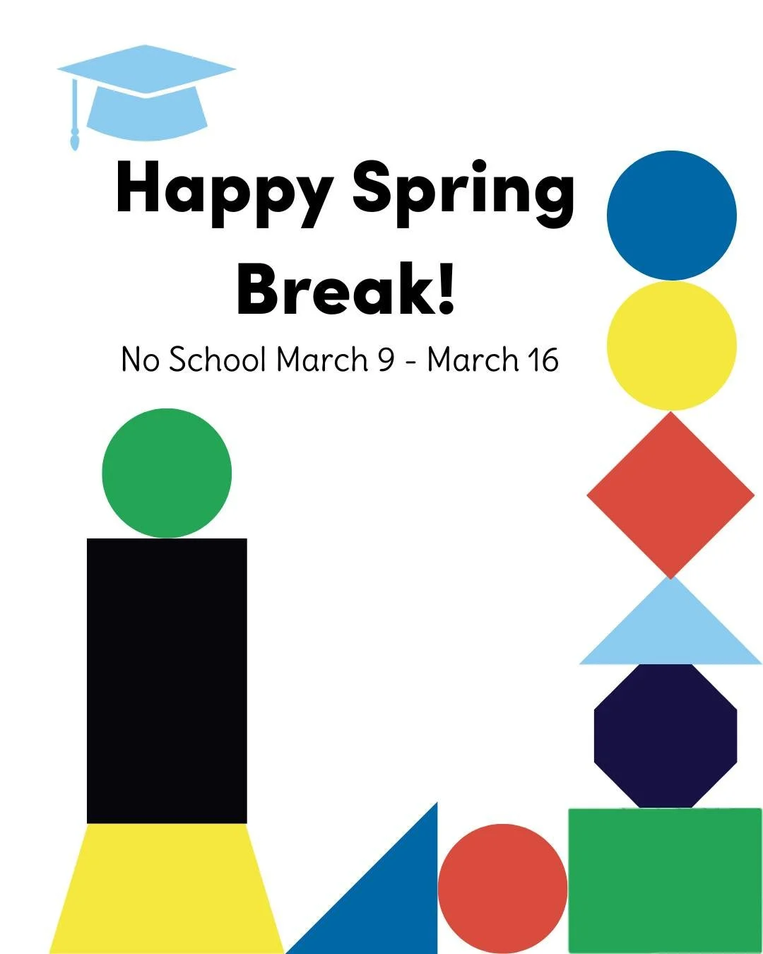 &diams;️ Happy Spring Break, Vista Families!

We hope our scholars enjoy a well-deserved break filled with rest, fun, and time with family. 💛

We can&rsquo;t wait to welcome everyone back refreshed and ready to finish the year strong! School resumes