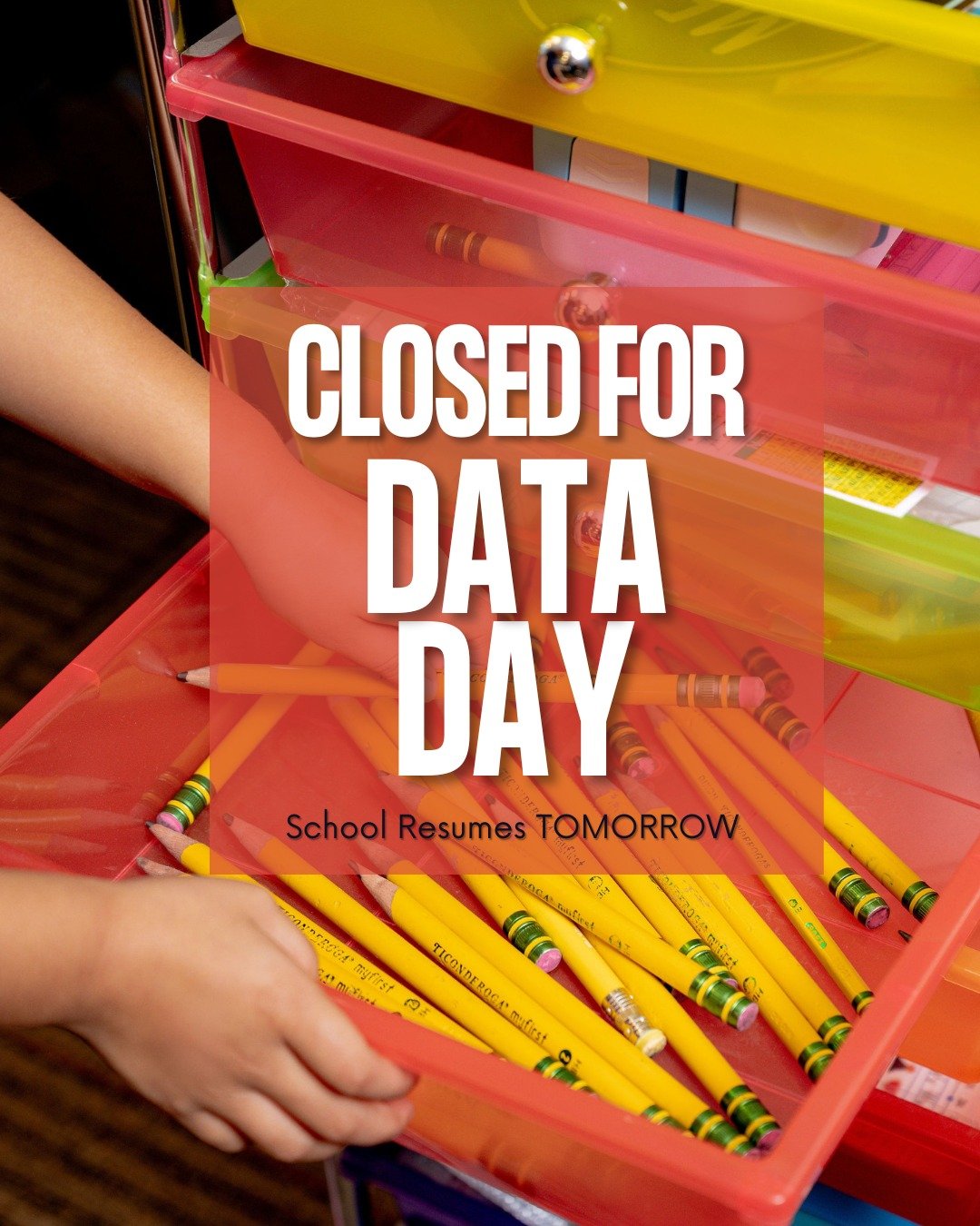 📌 Reminder, Vista Families
There is no school today, March 16th, for Data Day.

We look forward to welcoming scholars back tomorrow, refreshed and ready to learn! 💛

-----------------------------------------

📌 Recordatorio, Familias Vista
No hay 