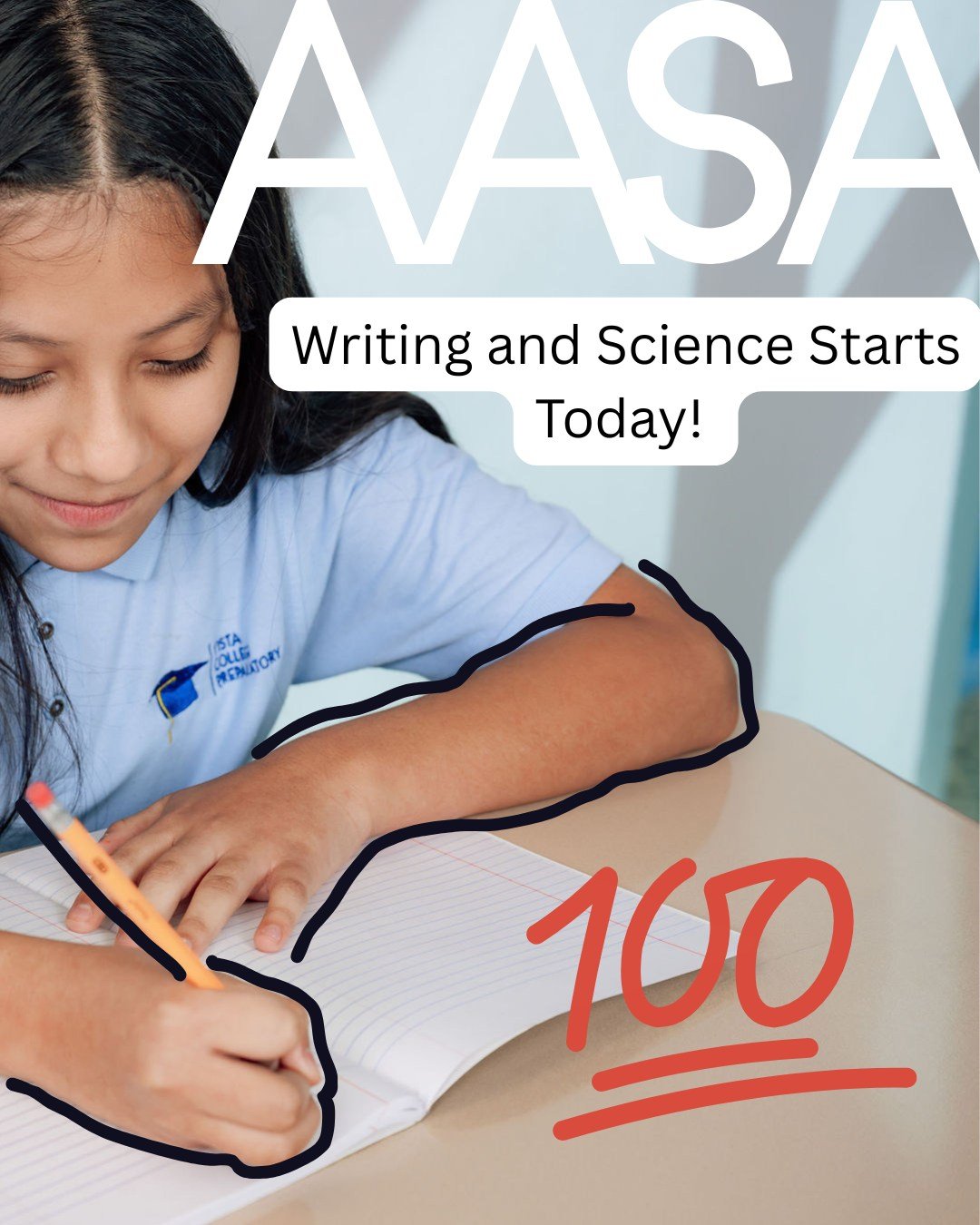 ✏️🔬 AASA Science &amp; Writing Starts Today!

Today our 3rd&ndash;8th grade scholars begin their AASA Science and Writing assessments. We are so proud of the hard work they&rsquo;ve put in to prepare!

Families, please help ensure your scholar arriv