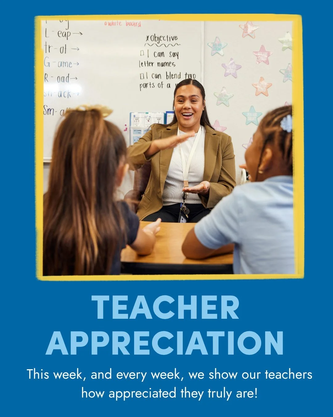 This week, we celebrate the incredible teachers who show up every single day for our students. 🍎✨ Thank you for your dedication, your passion, and the care you bring into every classroom.

Join us in showing appreciation this week, whether it&rsquo;