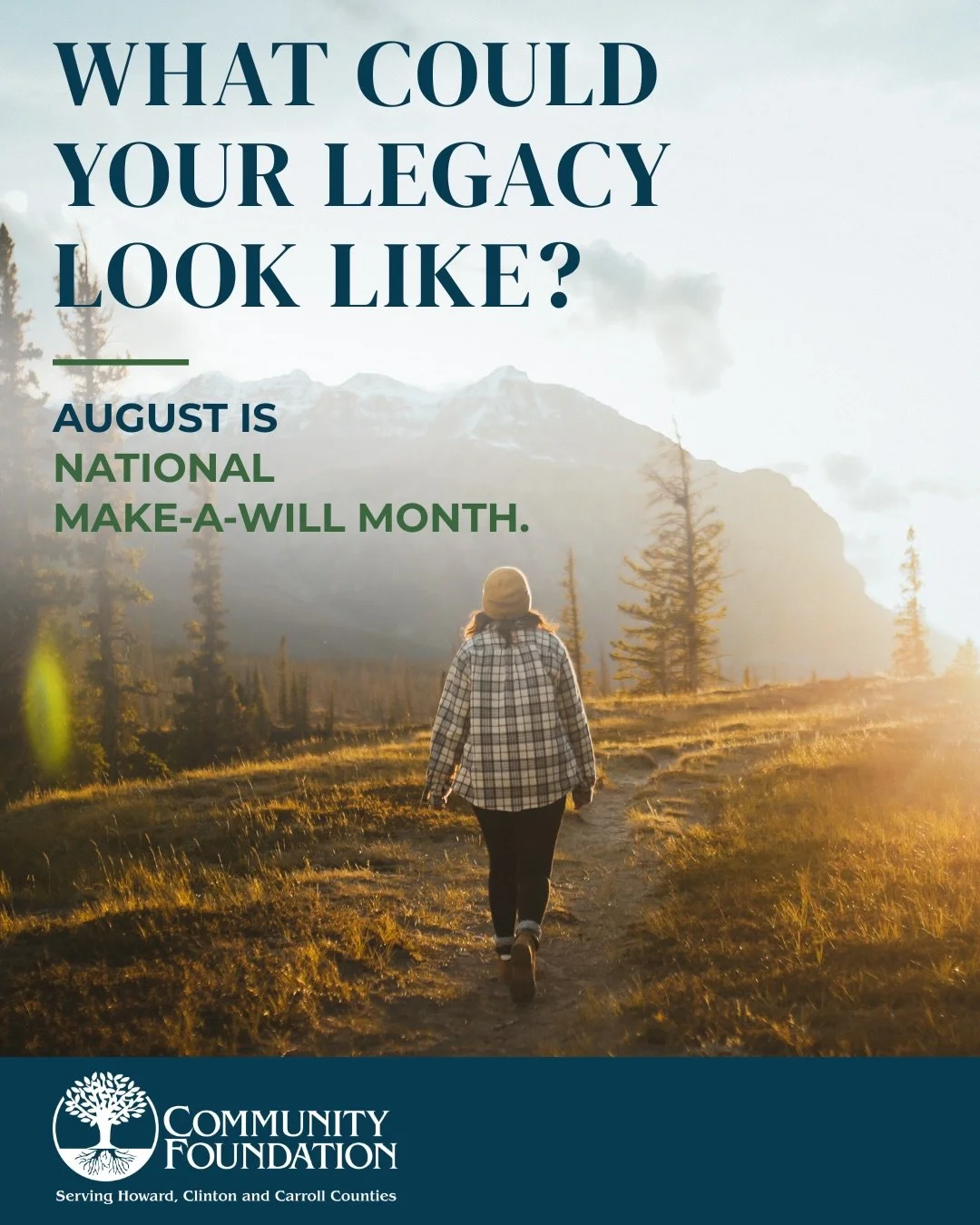 August is National Make-A-Will Month, a reminder that creating a will is about more than deciding what happens to your belongings.

A will gives you the opportunity to make your wishes clear, provide for the people you love and make thoughtful decisi