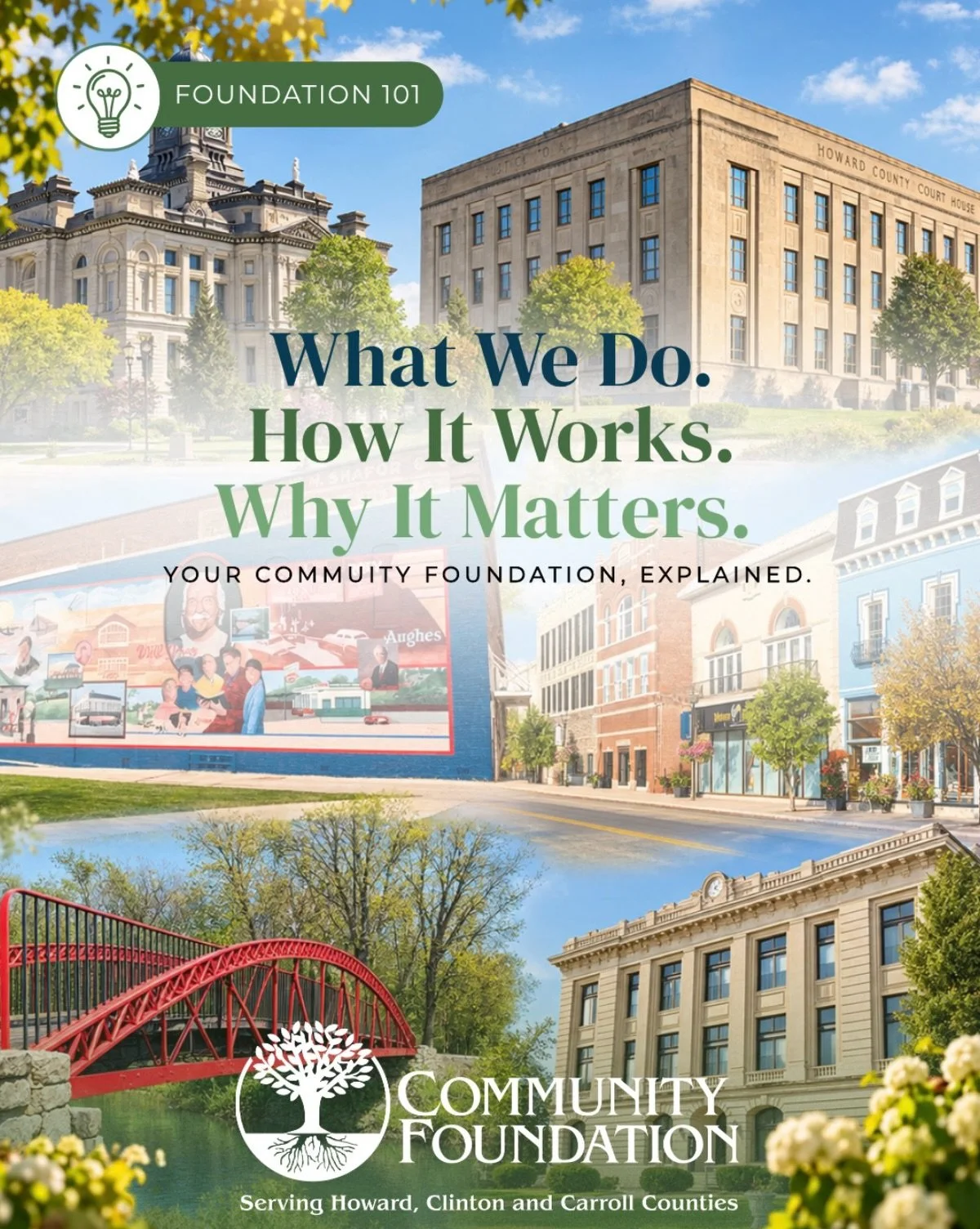 Generosity can take a lot of different forms. So can its impact.

At the Community Foundation, we work with people who want to make a difference, whether that means supporting causes they care about, creating a fund, planning for the future or leavin