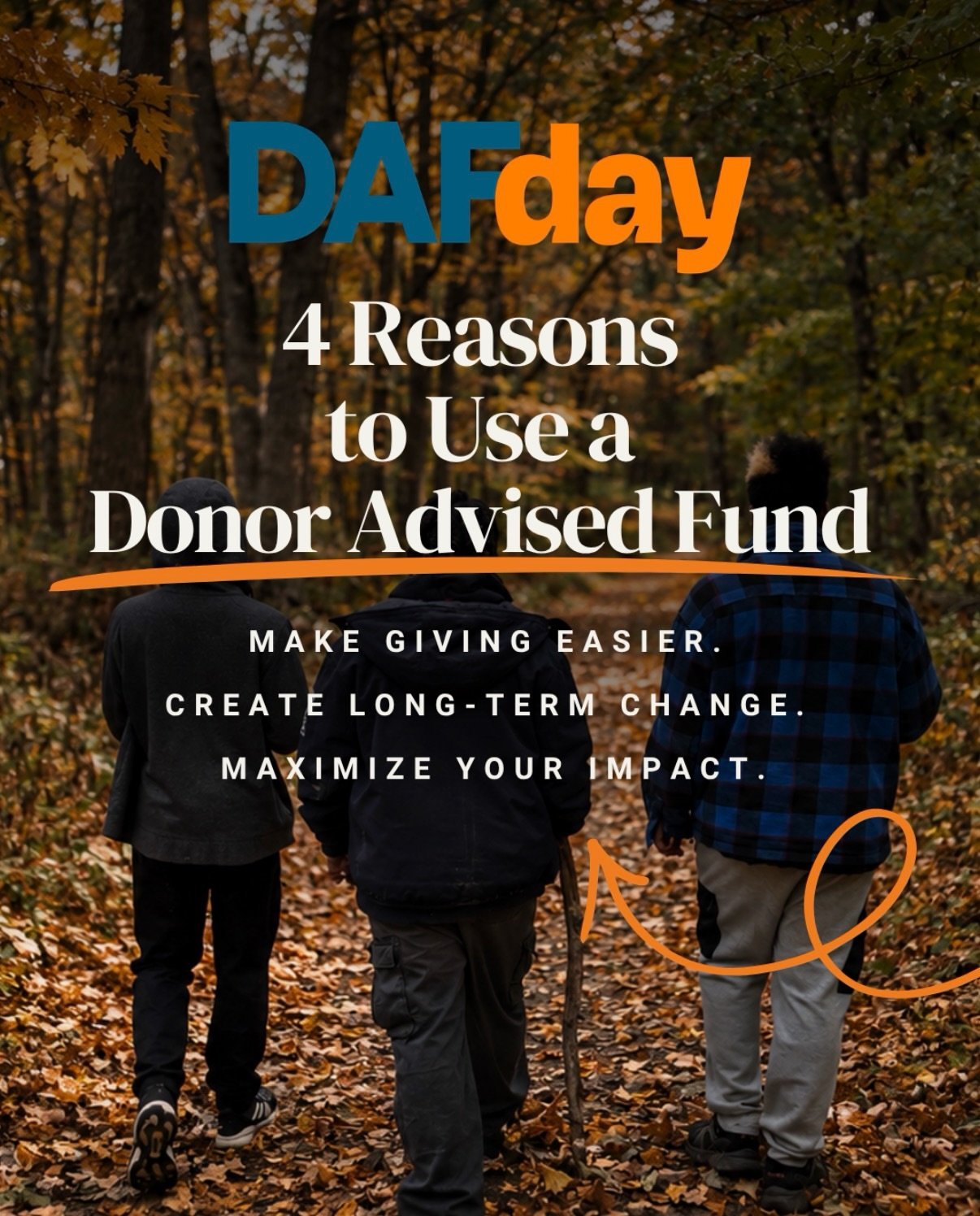 Today is #DAFDay! 

Donor Advised Funds give donors a flexible way to support the causes and organizations that matter most to them. 

Right here at the Community Foundation, donors use DAFs to support nonprofits and causes they care about throughout