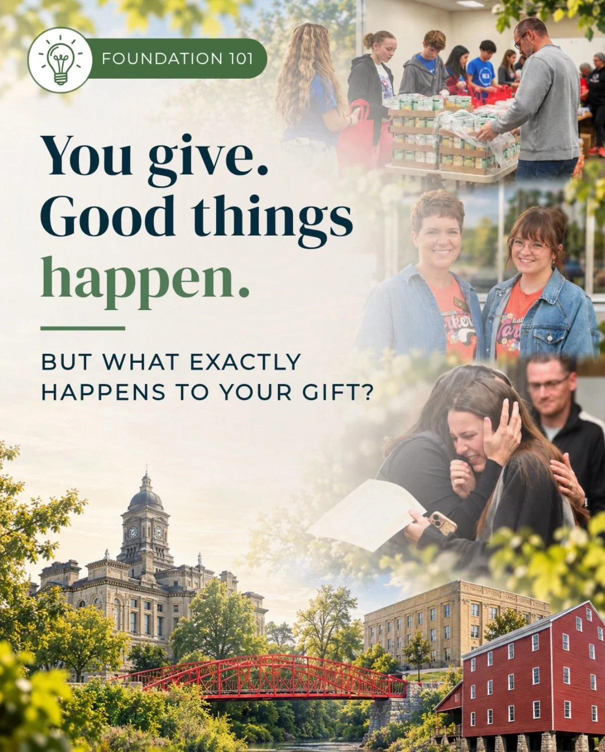 In this edition of Foundation 101, we&rsquo;re following the journey of generosity, from the moment a gift is made to the opportunities it creates throughout Howard, Clinton and Carroll Counties. 

We&rsquo;re also revisiting the story of Mike Tetrau