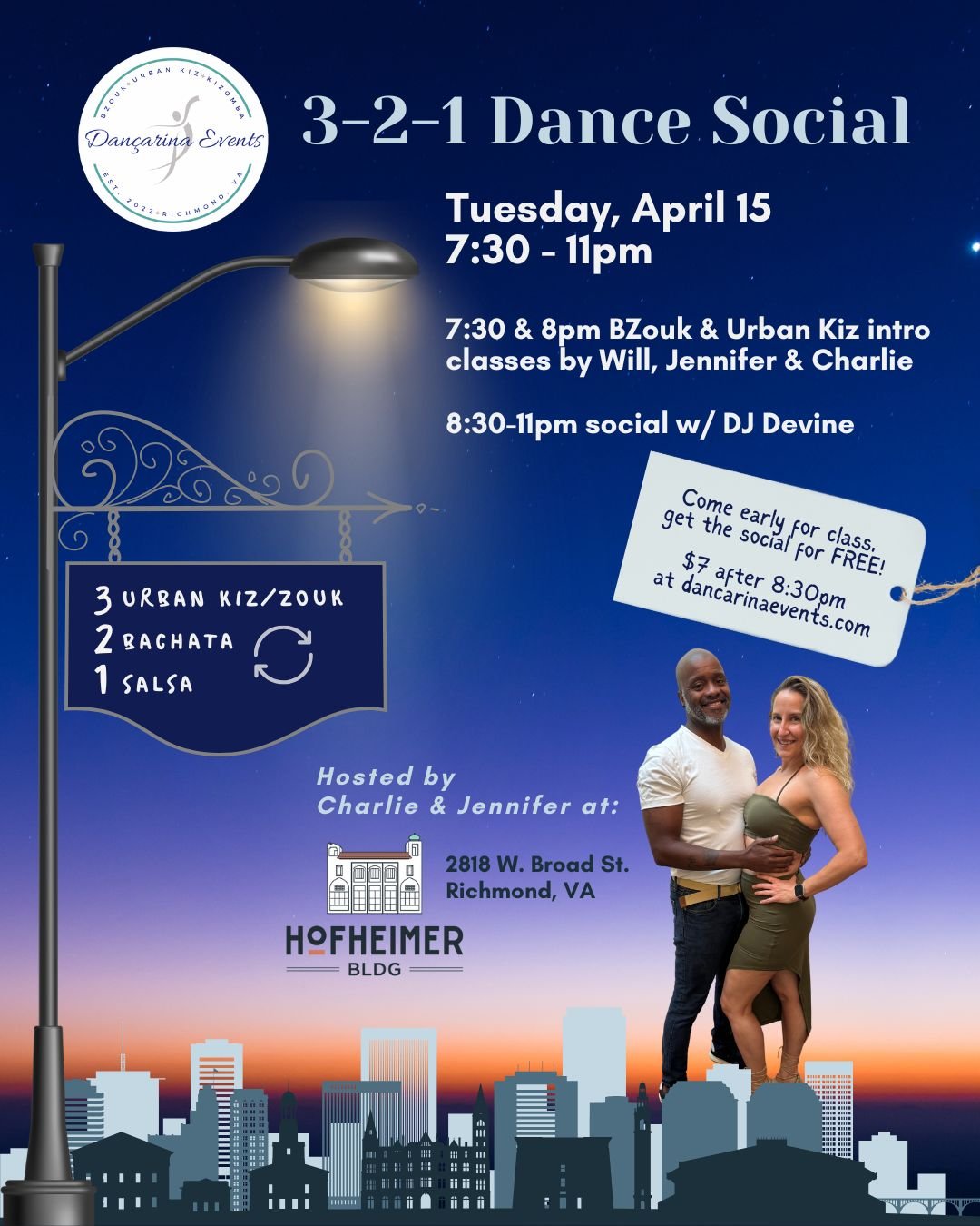 321 Dance Social with Dançarina Events