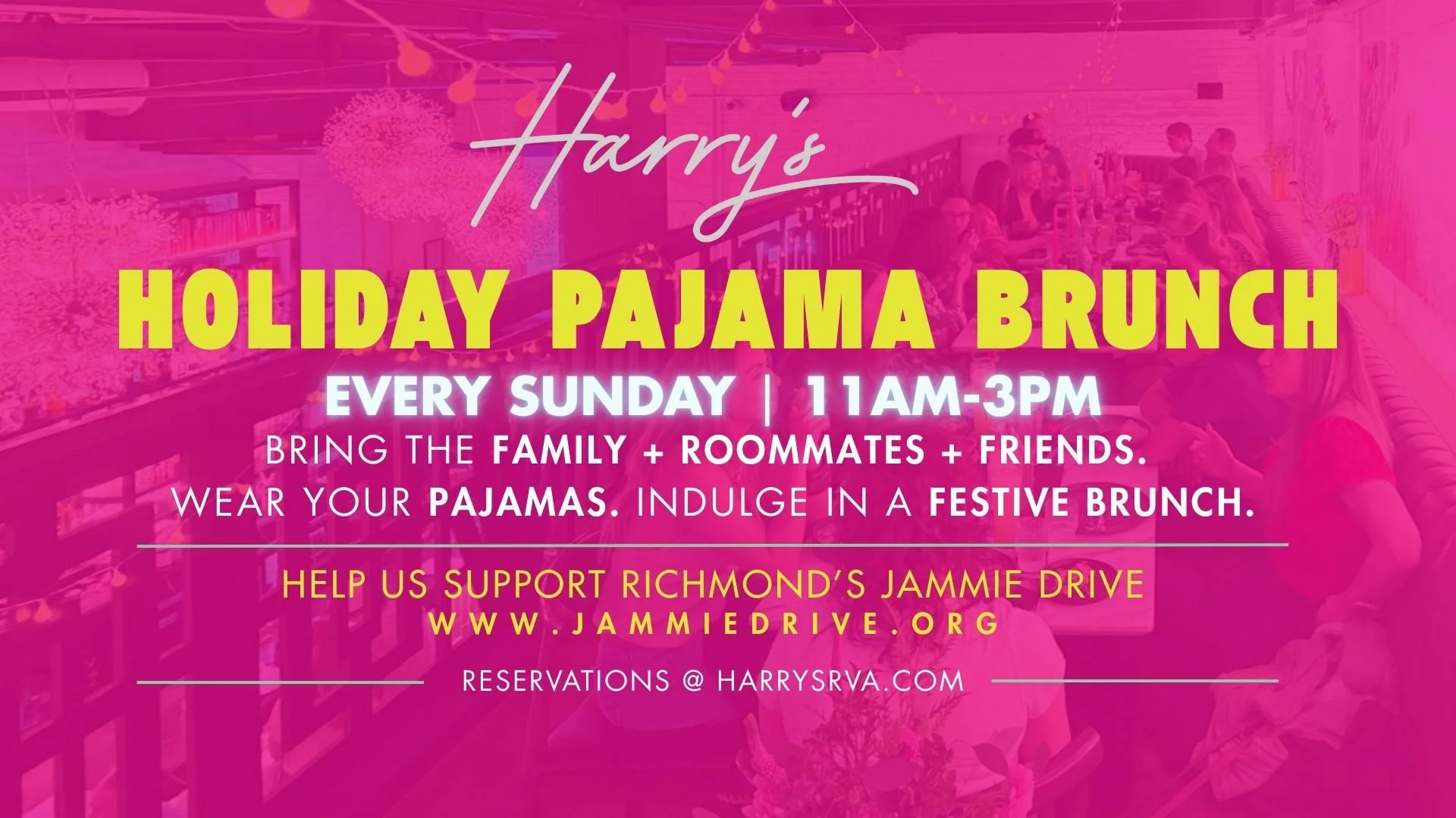 Harry's Holiday Pajama Brunch 