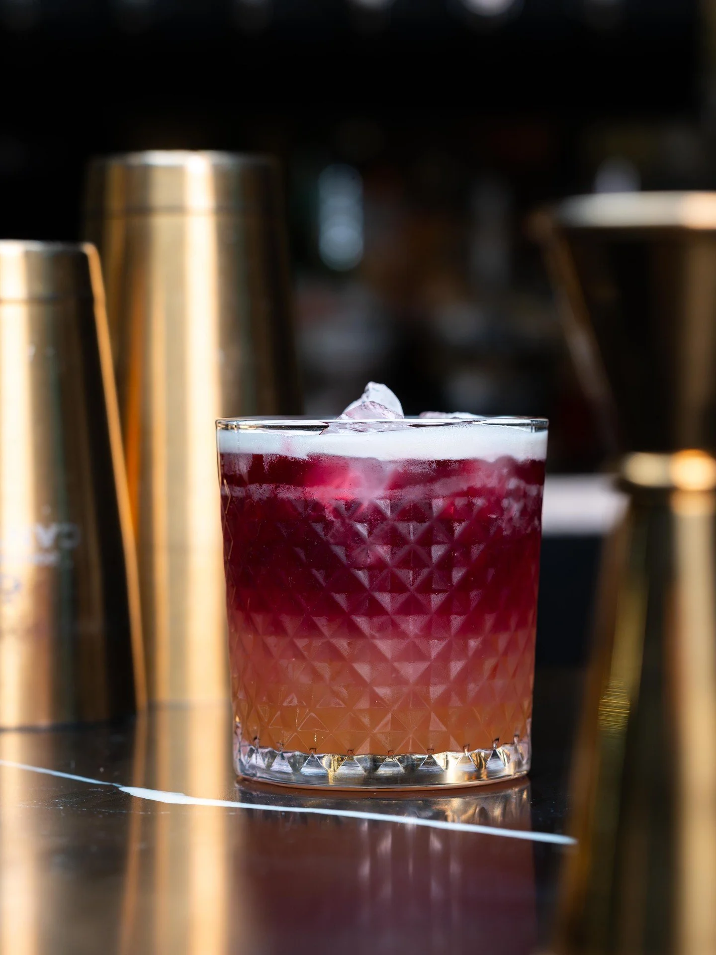 Meet Upper East Side &mdash; a velvet-smooth bourbon cocktail with a little New York attitude.
Evan Williams, lemon, walnut, aromatic bitters, Fee Foam, and a port float that steals the show. ✨

The kind of drink you try once&hellip; and immediately 
