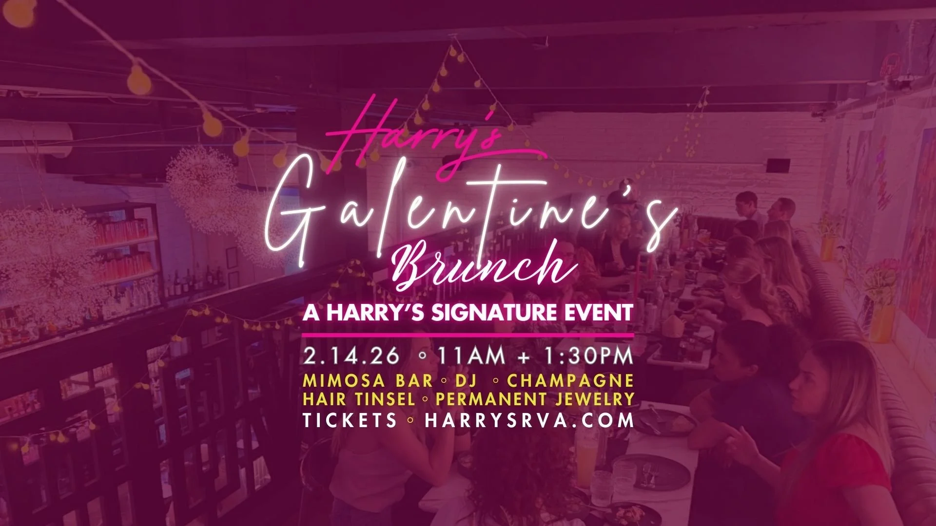 Galentine’s Day Sing-Along Brunch at Harry’s