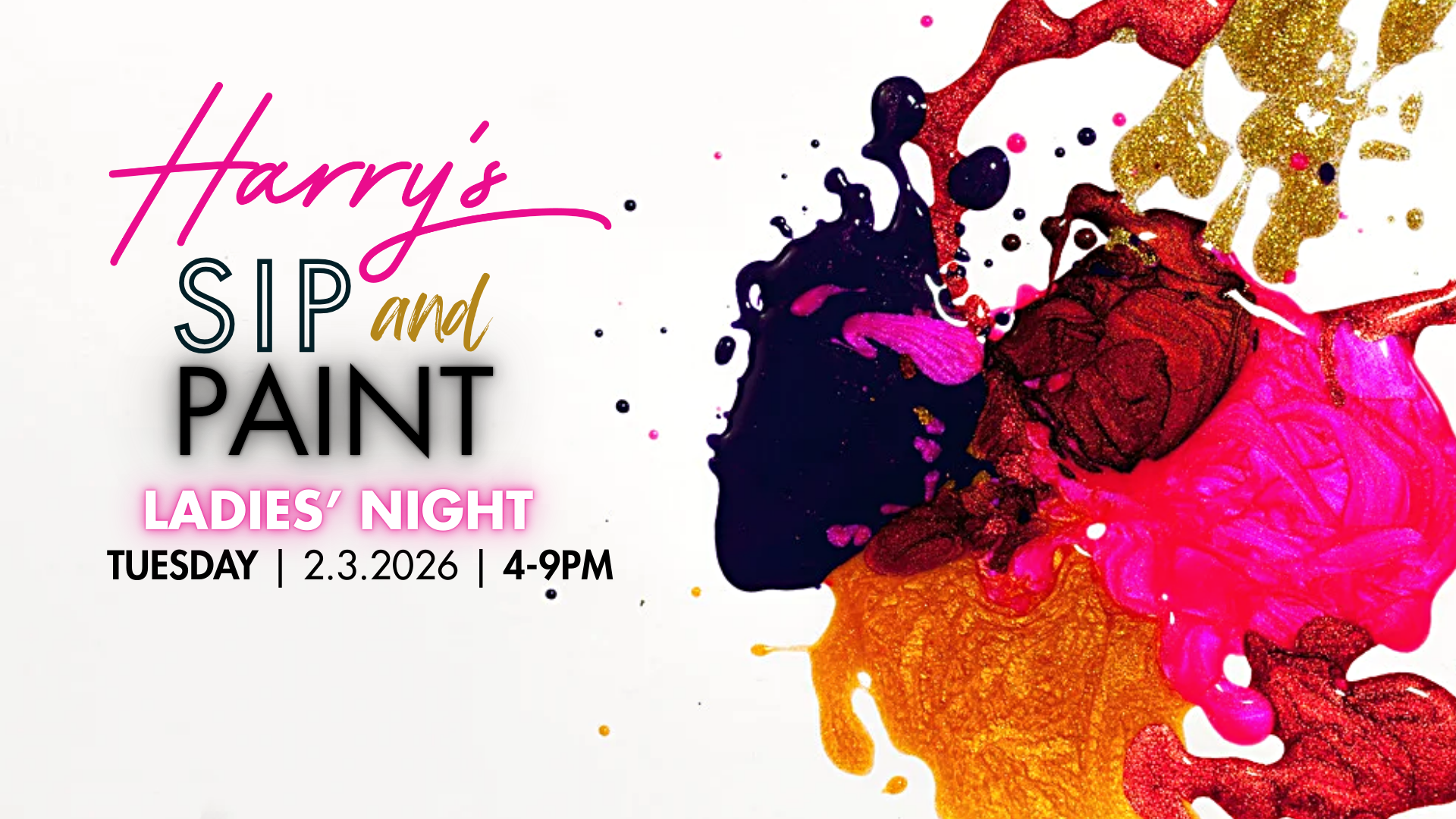 Harry's Ladies’ Night Sip and Paint