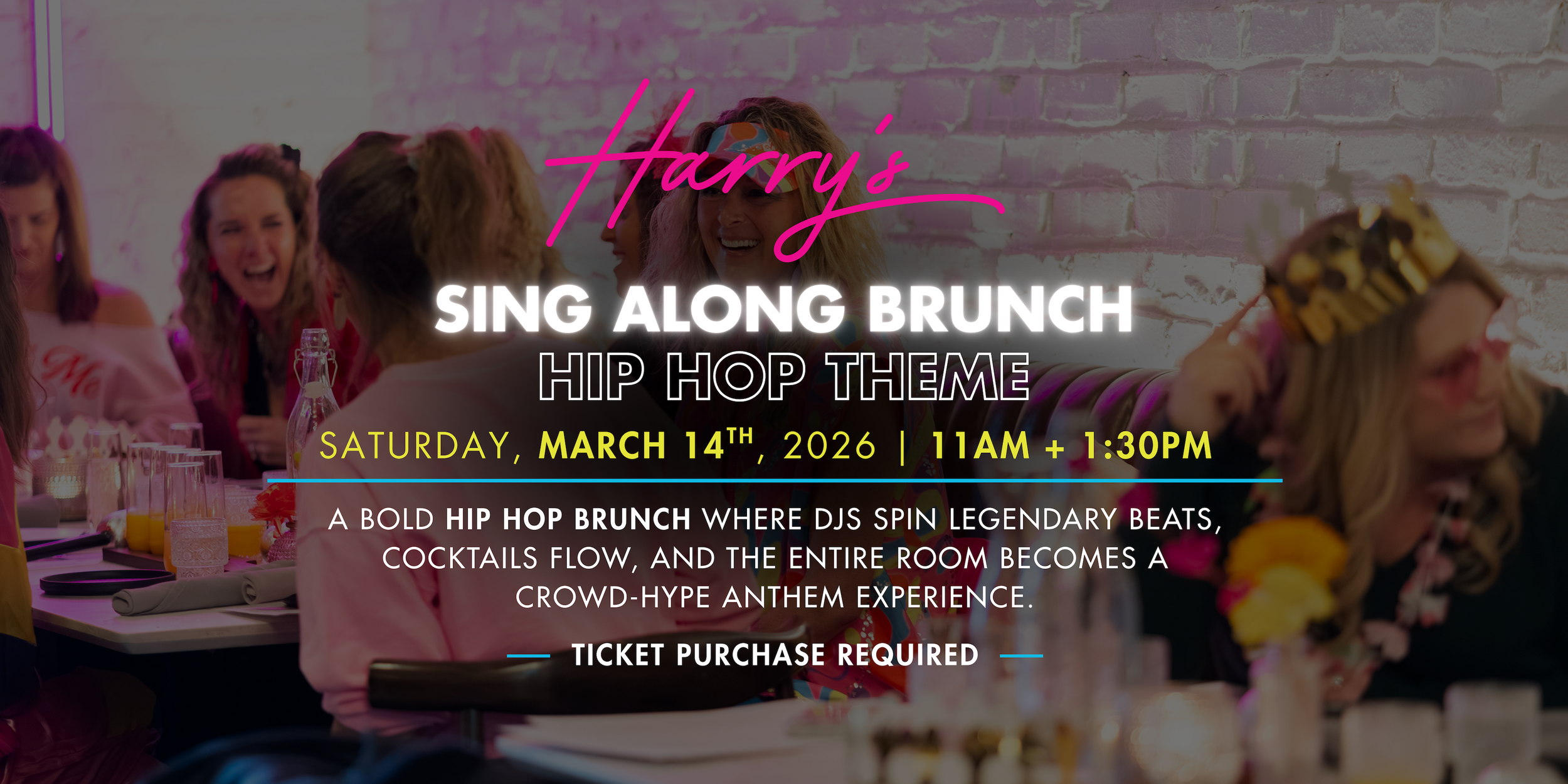 Hip Hop Sing-Along Brunch at Harry’s