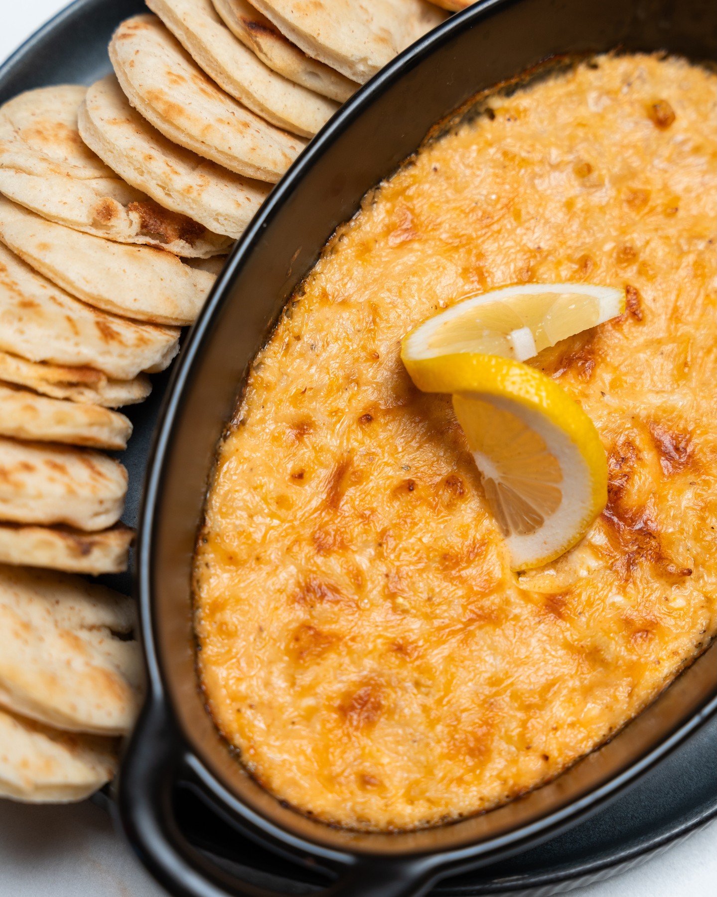 🦀 Maryland-Style Crab Dip

Creamy, rich, and loaded with crab.
Served bubbling hot with warm pita and a bright squeeze of lemon.
This is the kind of appetizer you order for the table&hellip; and secretly hope no one else touches.

Tag the friend who