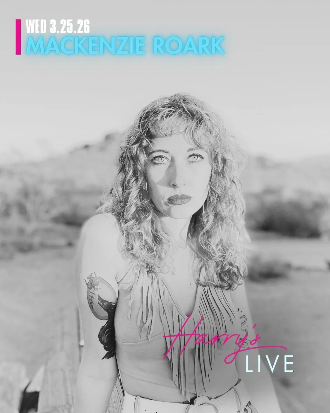 Live music + craft cocktails = the perfect midweek plan. 🎶🍸

Join us Wednesday, March 25 for Harry&rsquo;s LIVE Presents: Mackenzie Roark. Her soulful vocals and indie-folk sound create the kind of performance that pulls you in from the first note.