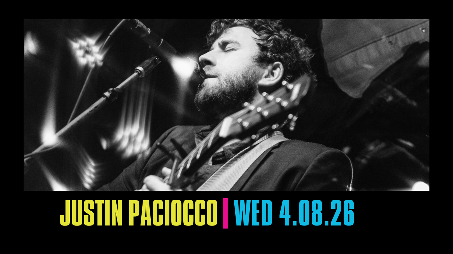 Harry’s LIVE Presents: Justin Paciocco