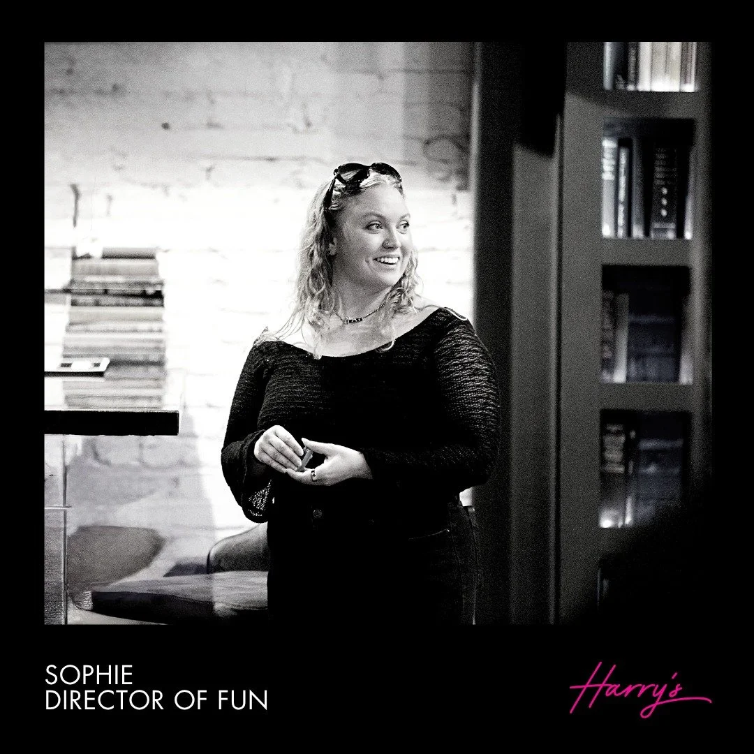 Hospitality is about creating experiences people remember.

Sophie has become one of the faces of that experience at Harry&rsquo;s at Hofheimer &mdash; blending service, entertainment, and community into something that feels genuinely special.

As th