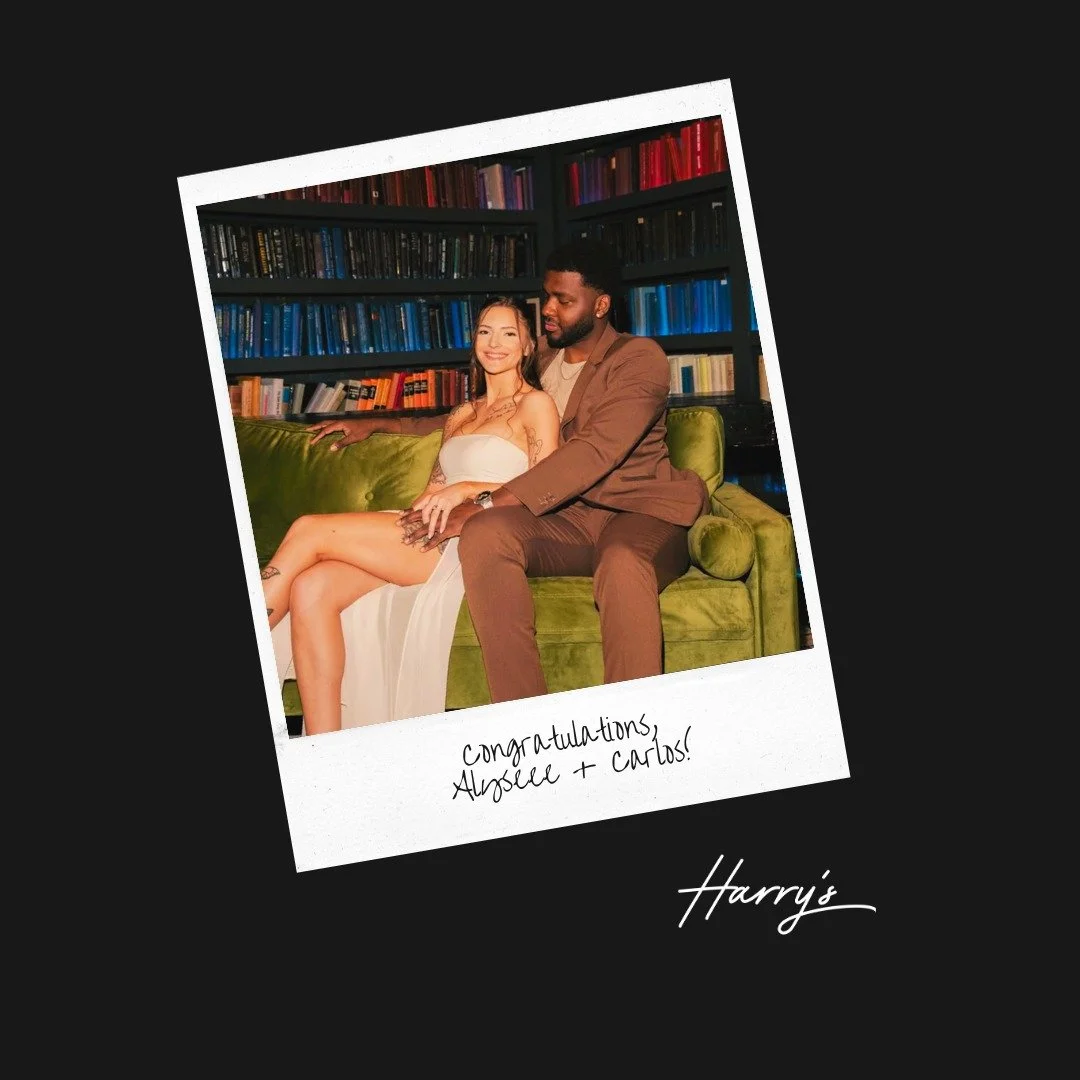 Love stories look good at Harry&rsquo;s. ✨

Congratulations to Alysee + Carlos on their engagement! We were honored to be part of such a special season and to have the Historic Hofheimer Building serve as the backdrop for these beautiful wedding phot