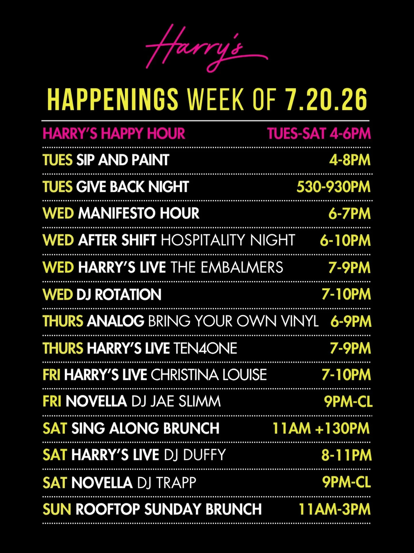 Richmond, here&rsquo;s this week&rsquo;s lineup of fun things to do:

🌳Give Back Night: Christie&rsquo;s Garden
Support our neighborhood&rsquo;s mission to make Christie&rsquo;s Garden the neighborhood&rsquo;d first public park. See our second pinne