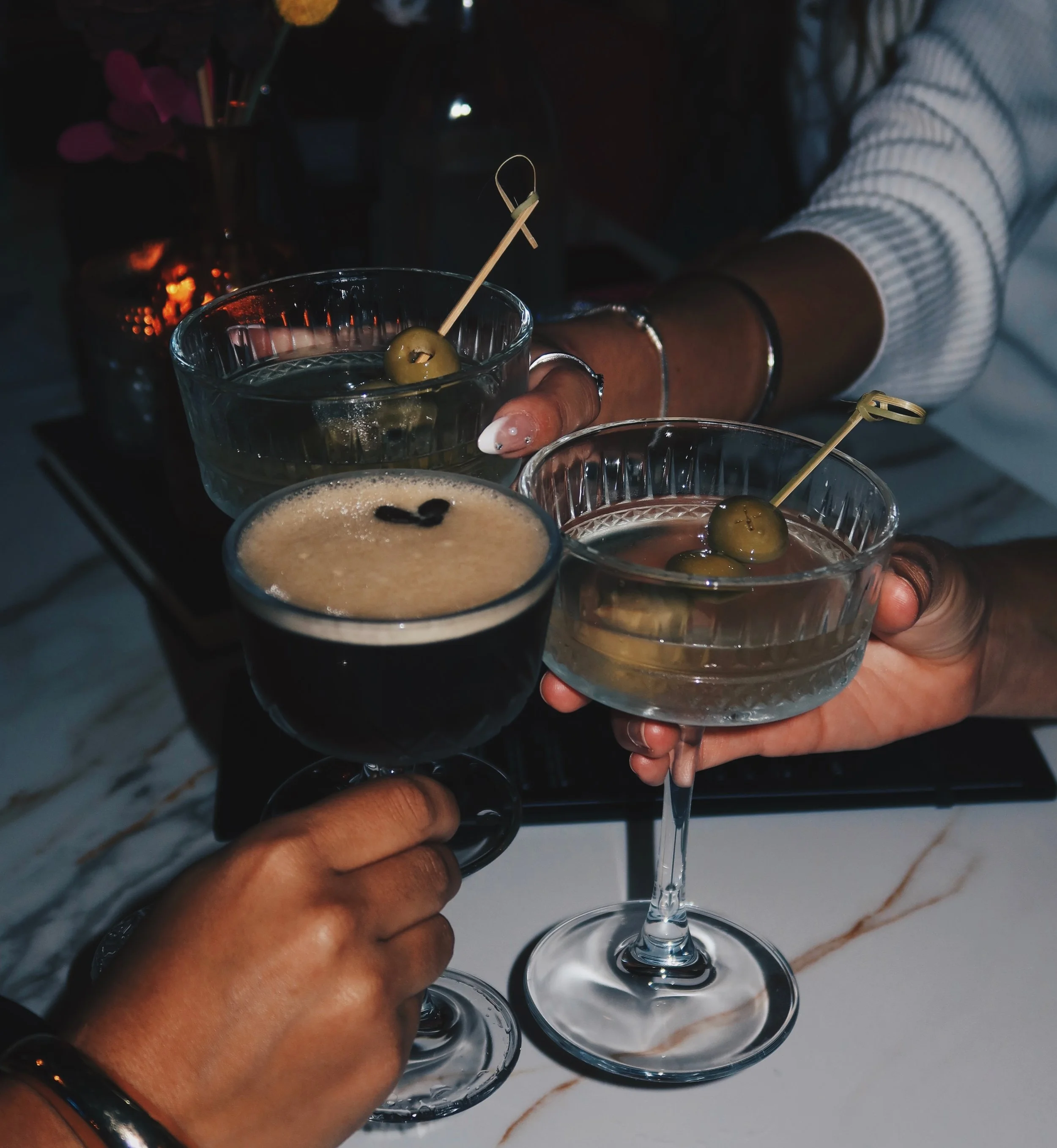 Espresso Martini or Dirty Martini? 🍸 

The perfect pairing to a night out with the girls🙂&zwj;↕️