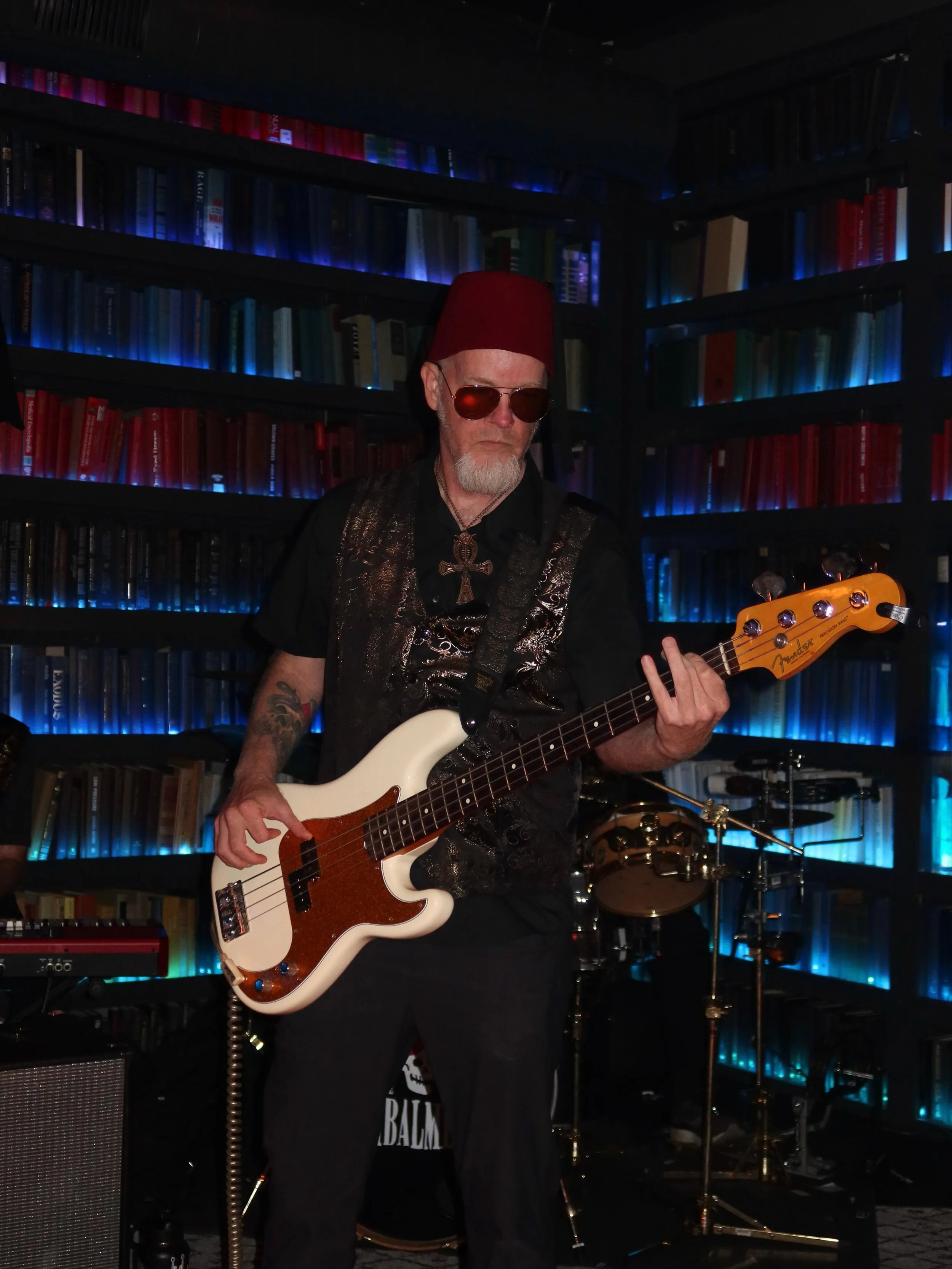 @theembalmersrva in Harry&rsquo;s Library 📚 

One of the many talented live musicians and bands we host here at Harry&rsquo;s 🤩 Every Wednesday, Thursday, and Friday night!

Check out our Weekly Happenings post for the lineup😋