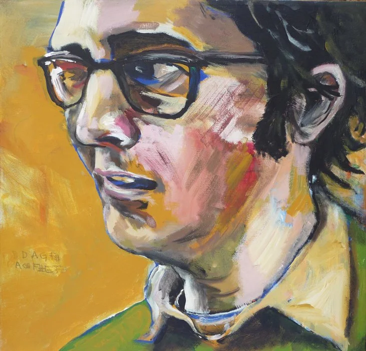 "One Thousand Chords to the Chorus" 2003. Mixed media on canvas. 24" x 24"